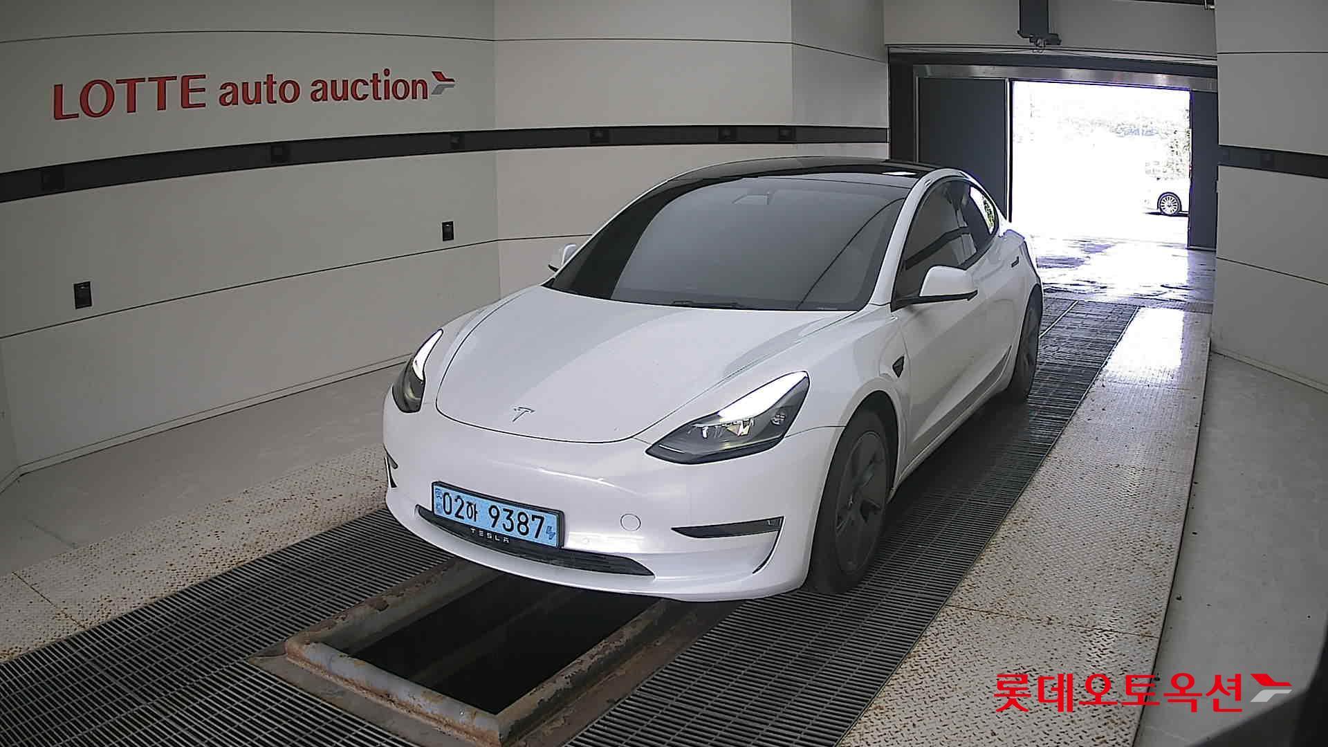 Tesla Model 3 Long Range 2022 Pearl White Multi-coat из Кореи