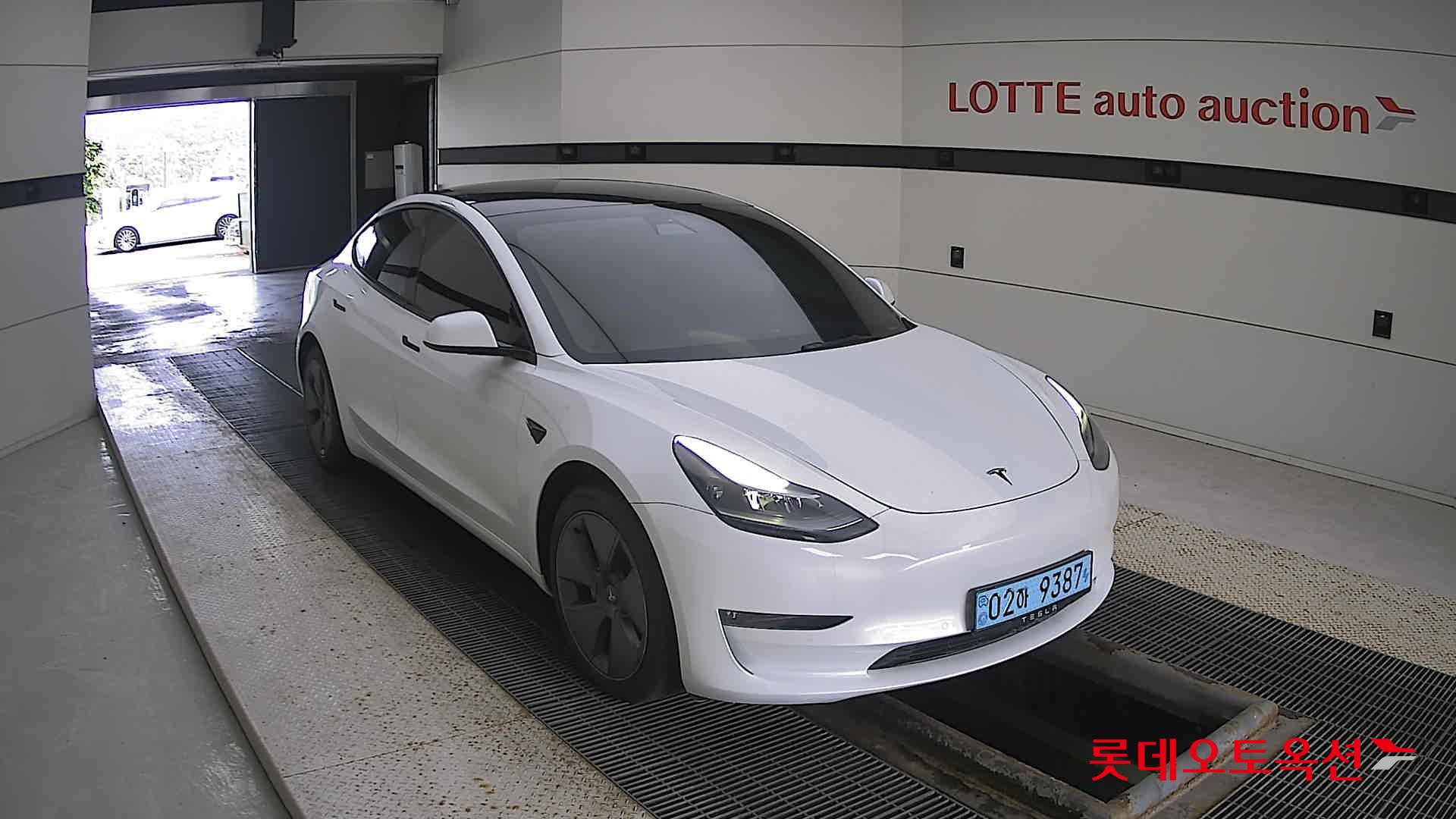 Tesla Model 3 Long Range 2022 Pearl White Multi-coat из Кореи, фото 2