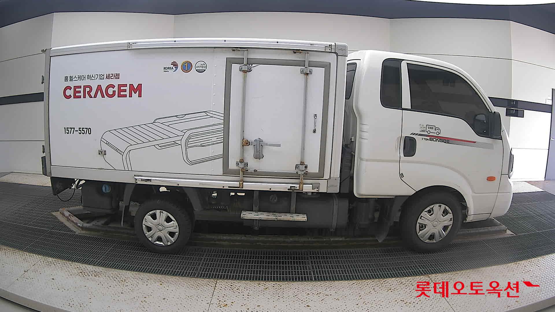 Kia Bongo III Low-profile built-in car 2022 Белый из Кореи, фото 3