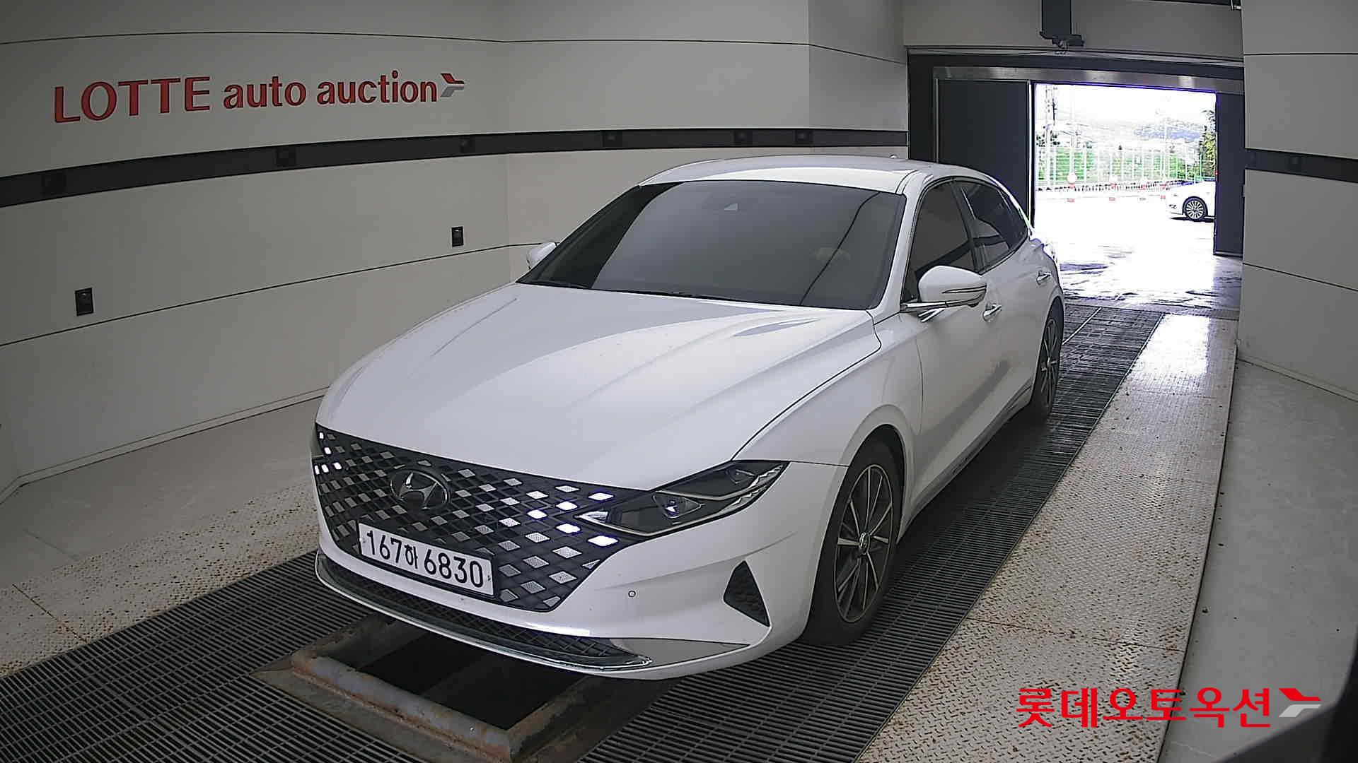 Hyundai Grandeur 2020 Белый из Кореи