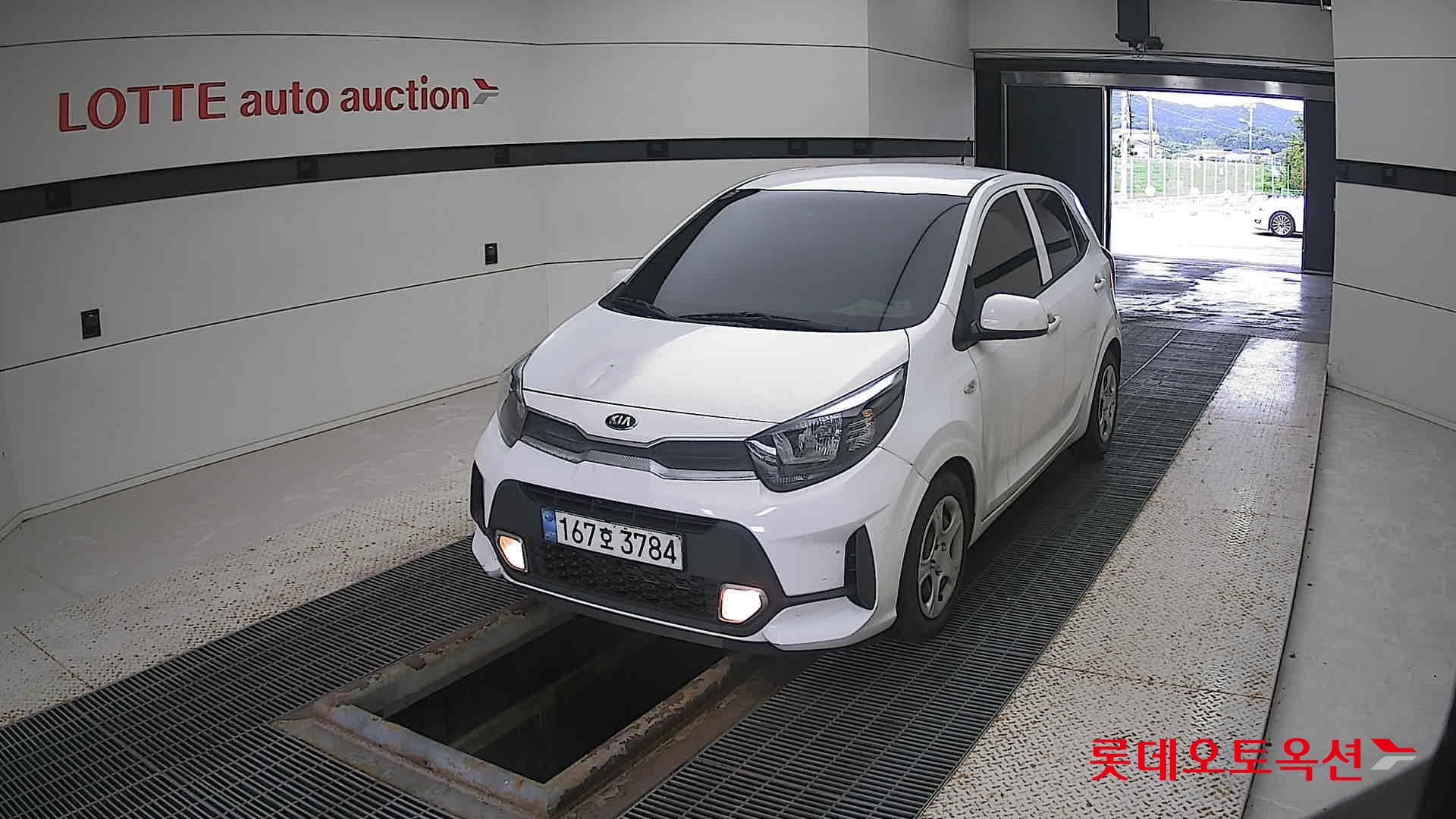 Kia Morning 2021 Белый из Кореи