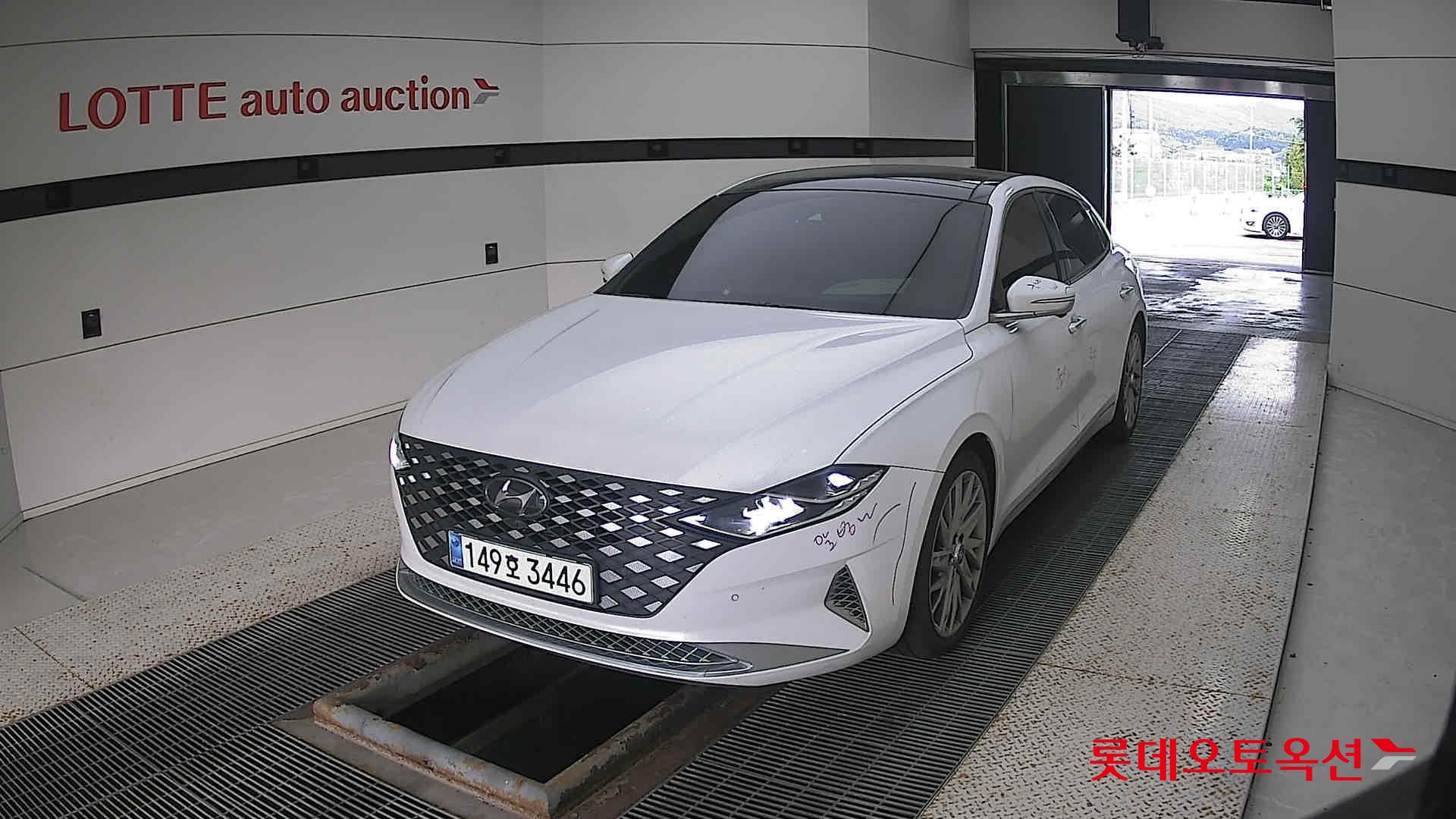 Hyundai Grandeur 2020 Белый из Кореи