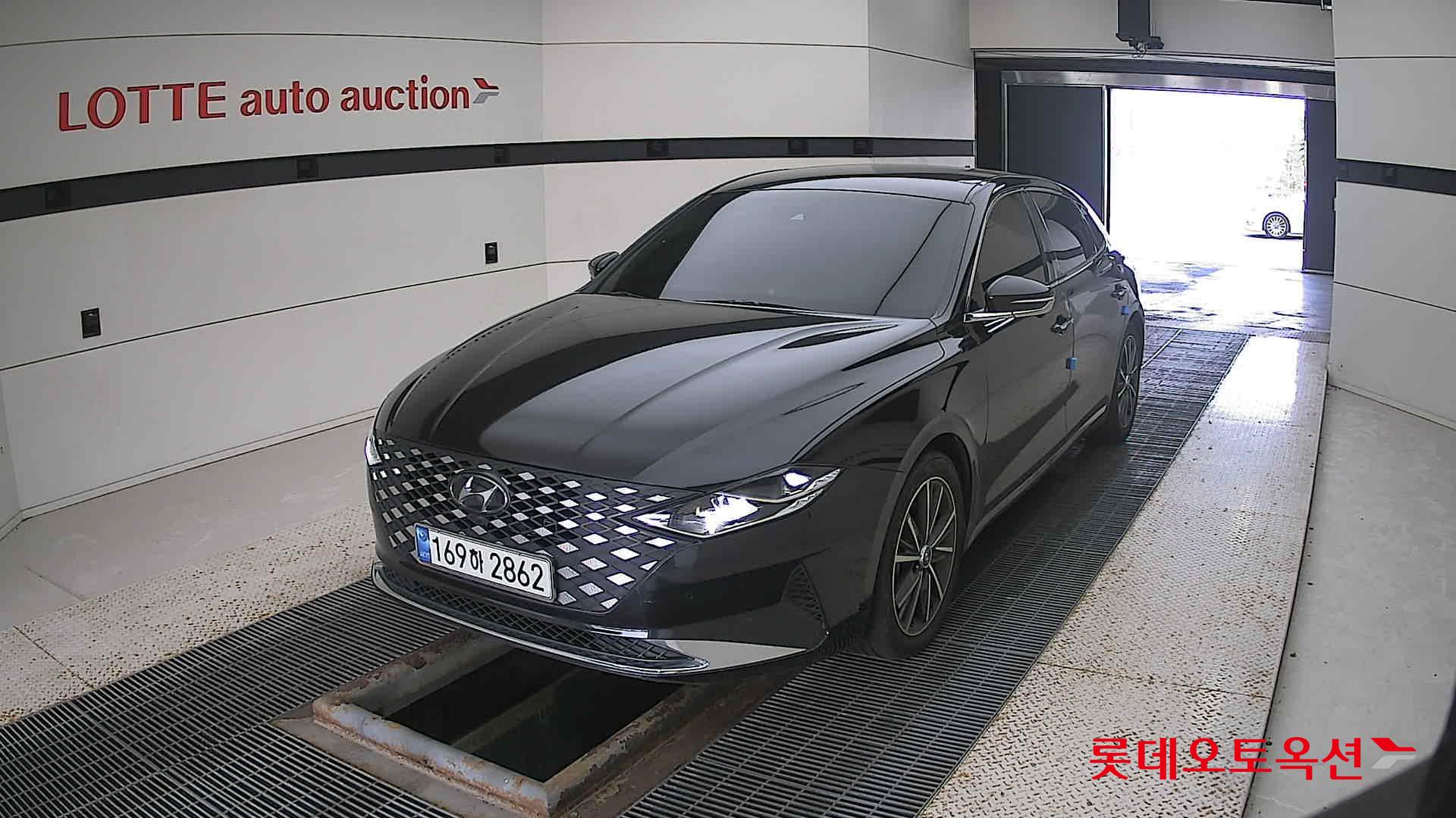 Hyundai Grandeur 2022 Черный из Кореи