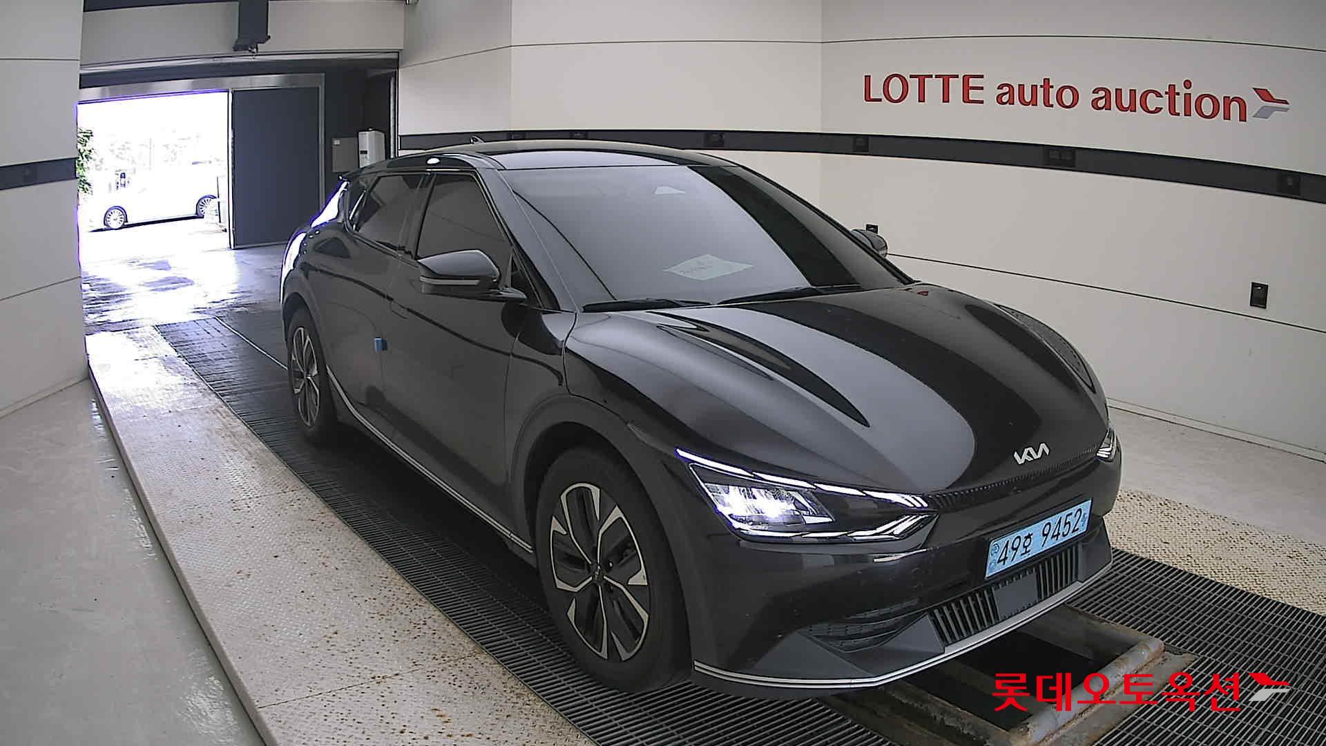 Kia EV6 2022 Aurora Black Pearl из Кореи, фото 2