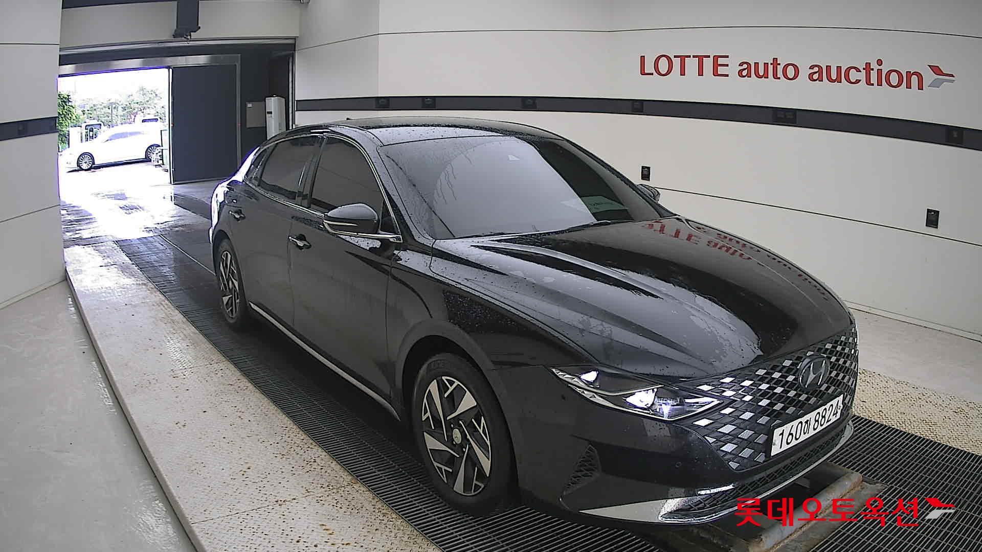 Hyundai Grandeur Hybrid 2022 Midnight Black Pearl из Кореи, фото 2