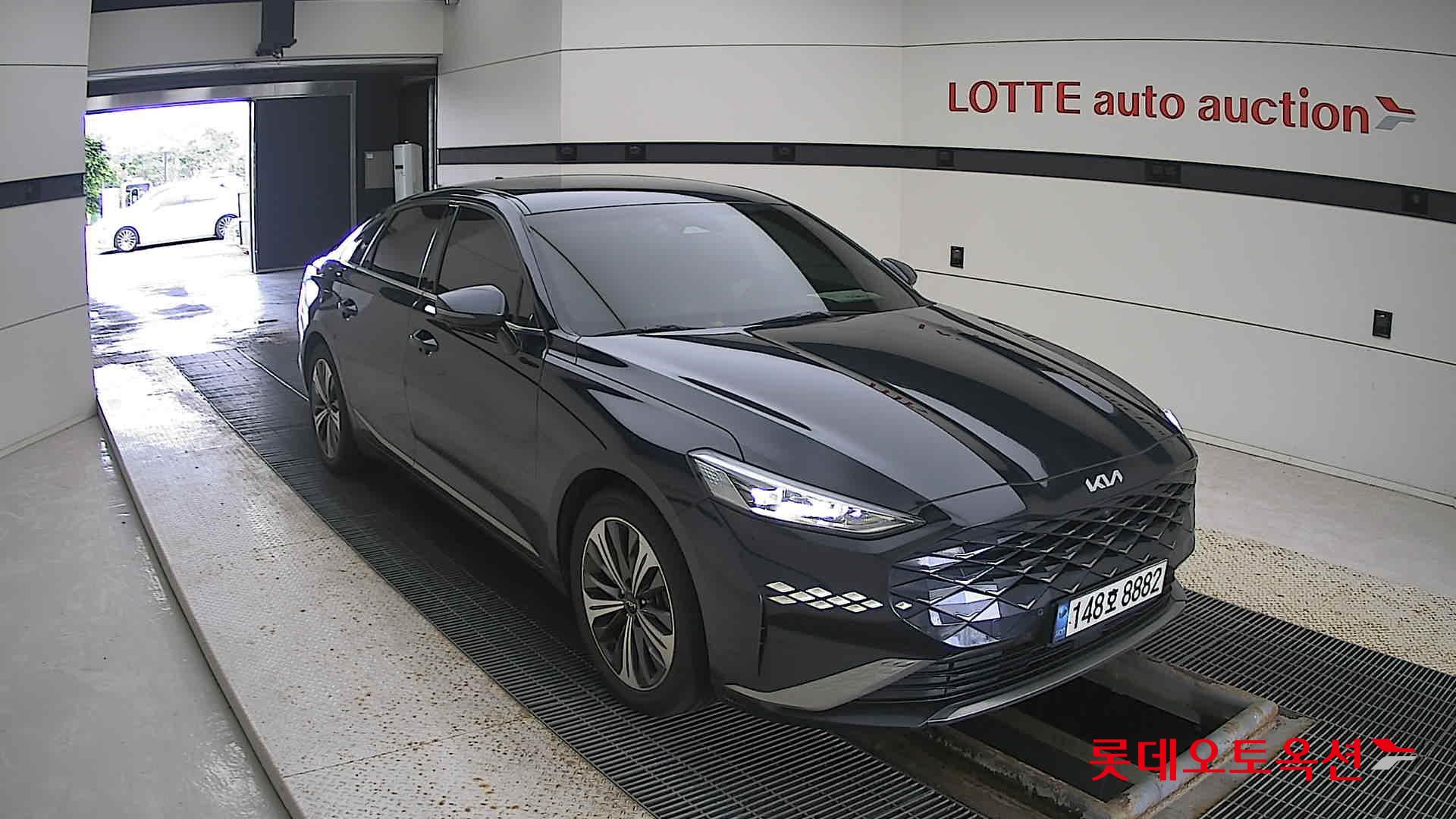 Kia K8 Hybrid 2022 Gravity Blue из Кореи, фото 2