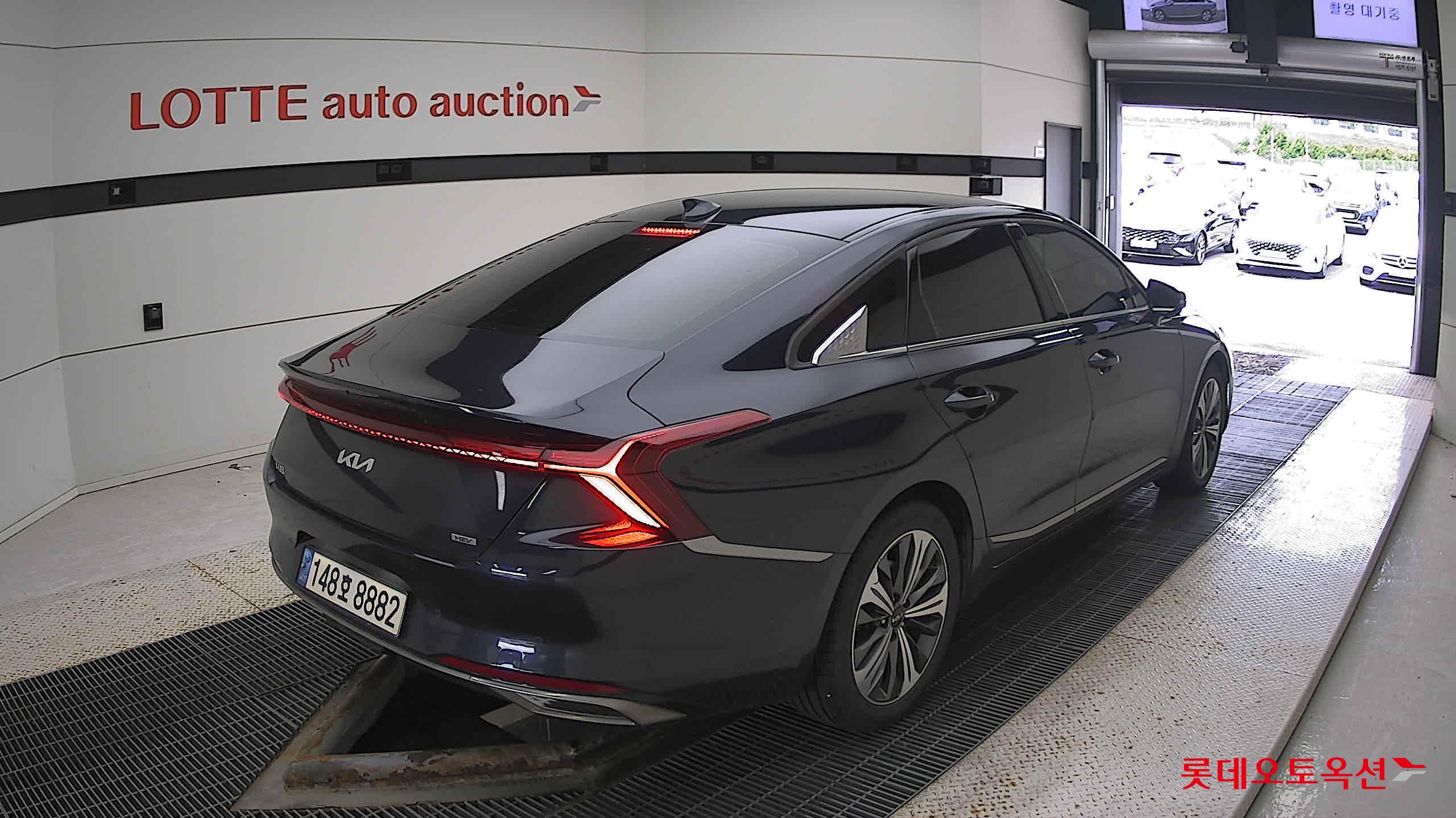 Kia K8 Hybrid 2022 Gravity Blue из Кореи, фото 4