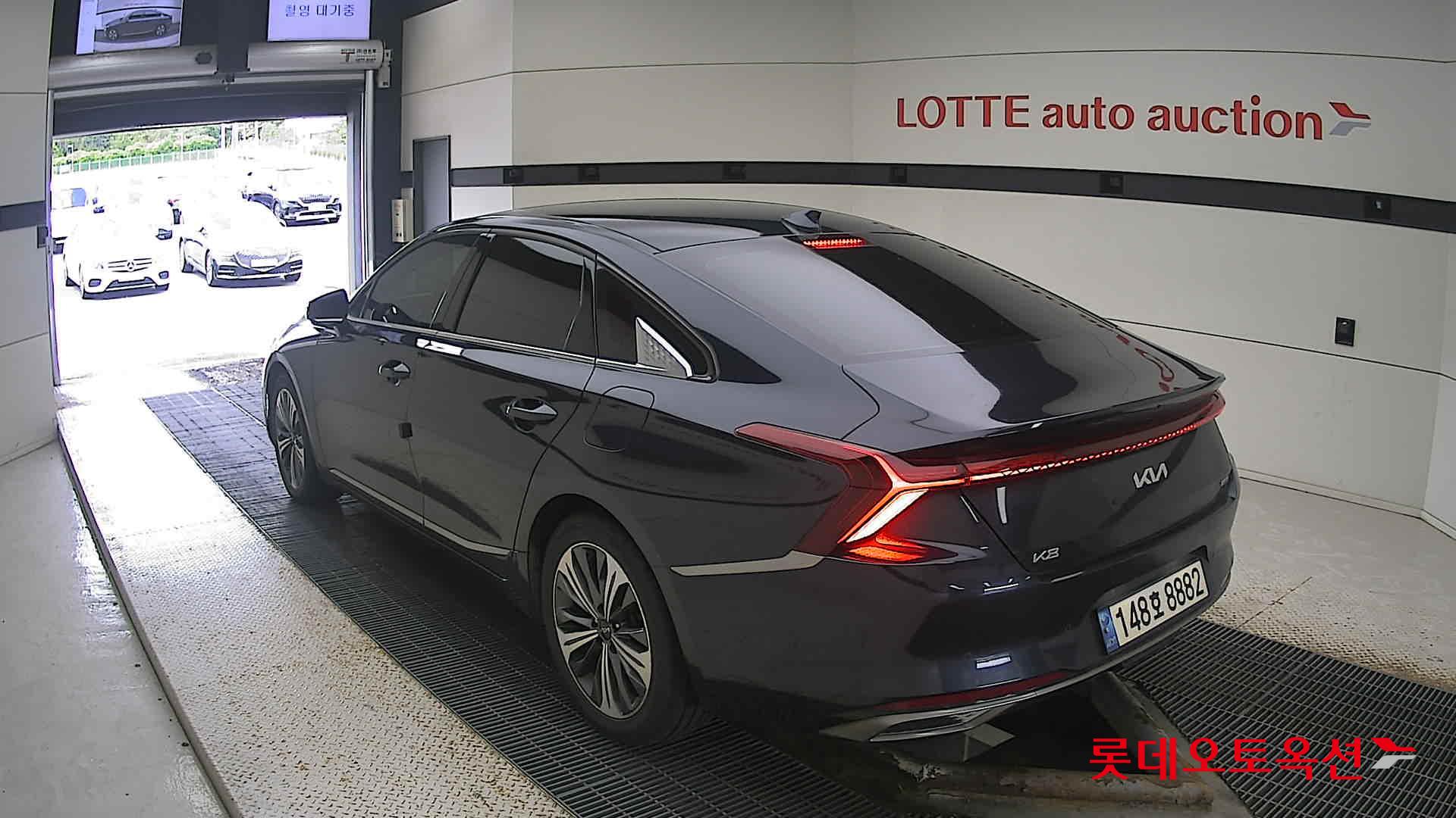 Kia K8 Hybrid 2022 Gravity Blue из Кореи, фото 6