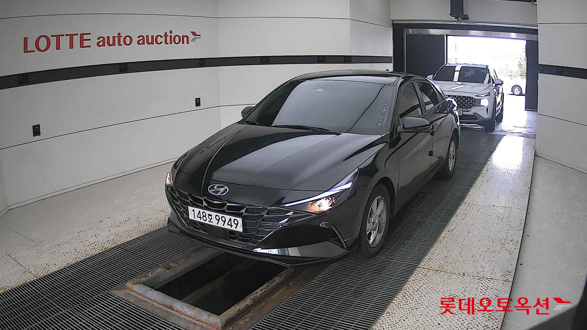 Hyundai Avante 2021 Phantom Black Pearl из Кореи