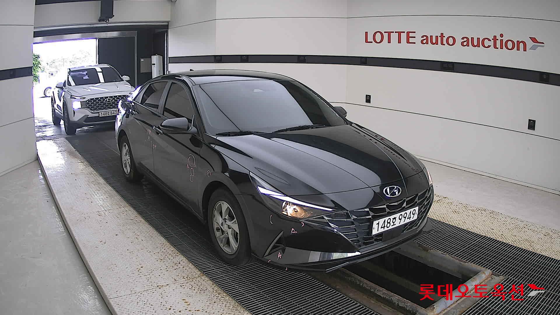 Hyundai Avante 2021 Phantom Black Pearl из Кореи, фото 2