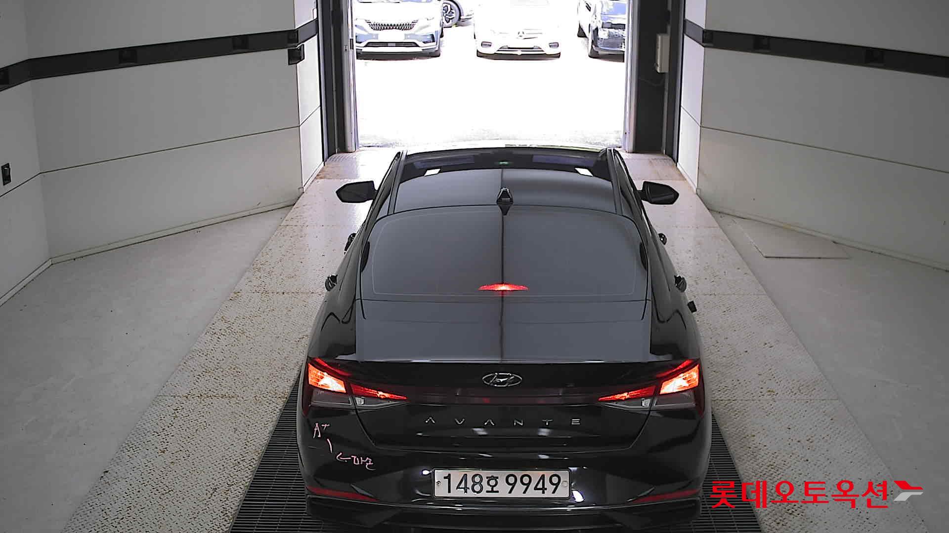 Hyundai Avante 2021 Phantom Black Pearl из Кореи, фото 5