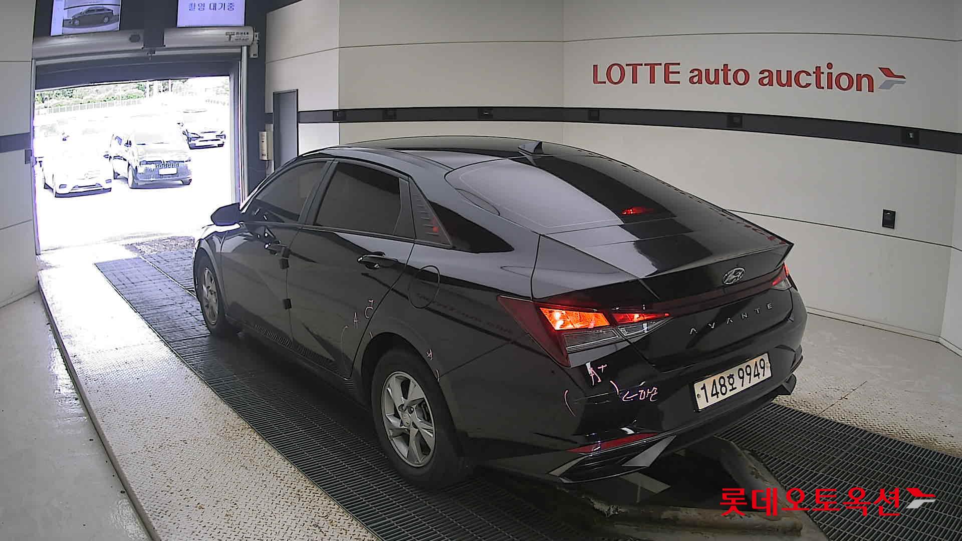 Hyundai Avante 2021 Phantom Black Pearl из Кореи, фото 6