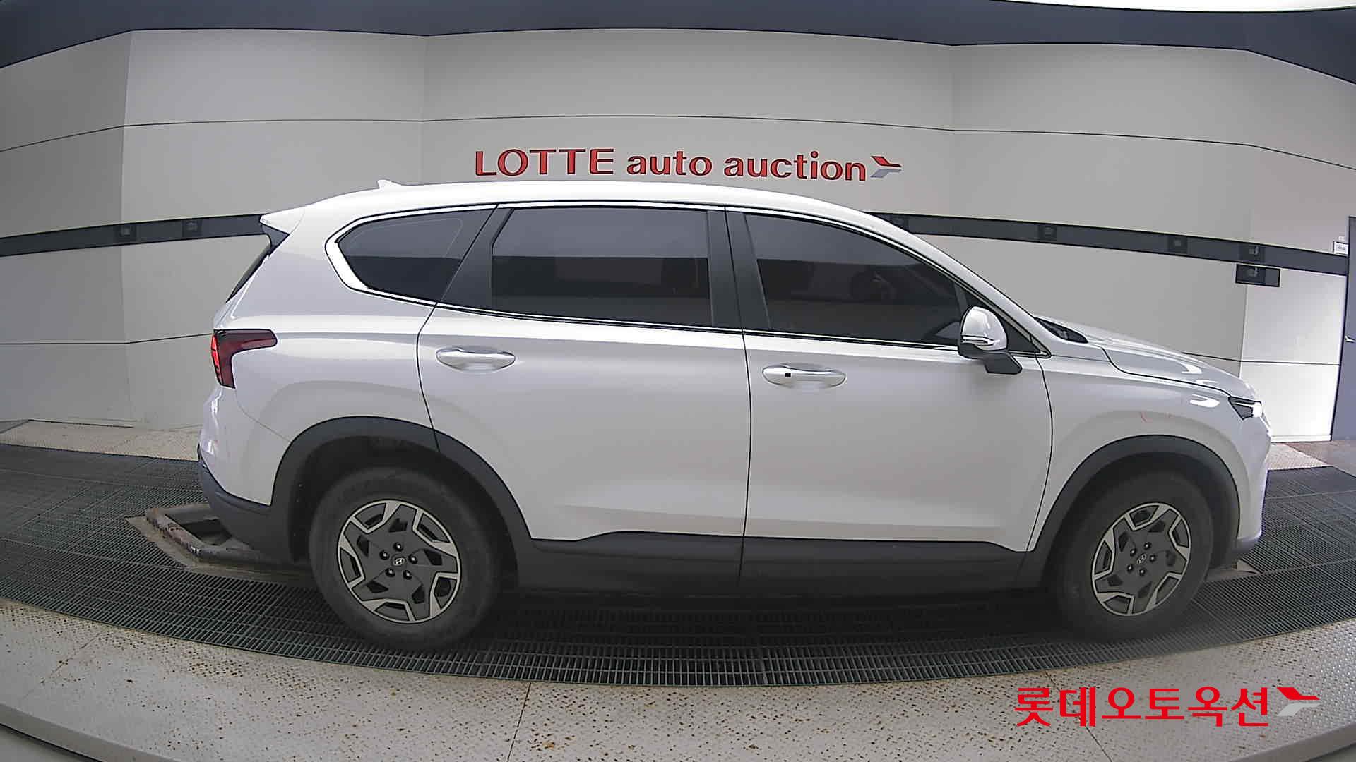 Hyundai Santa Fe Hybrid 2022 Creamy White Pearl (optional) из Кореи, фото 3