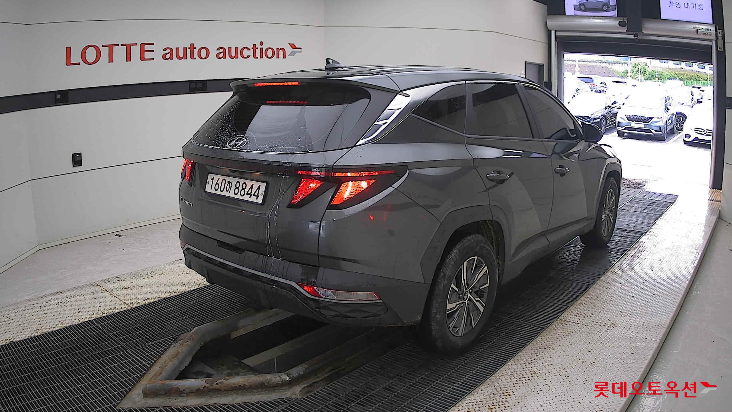 Hyundai Tucson Hybrid 2021 Amazon Grey Metallic из Кореи, фото 4