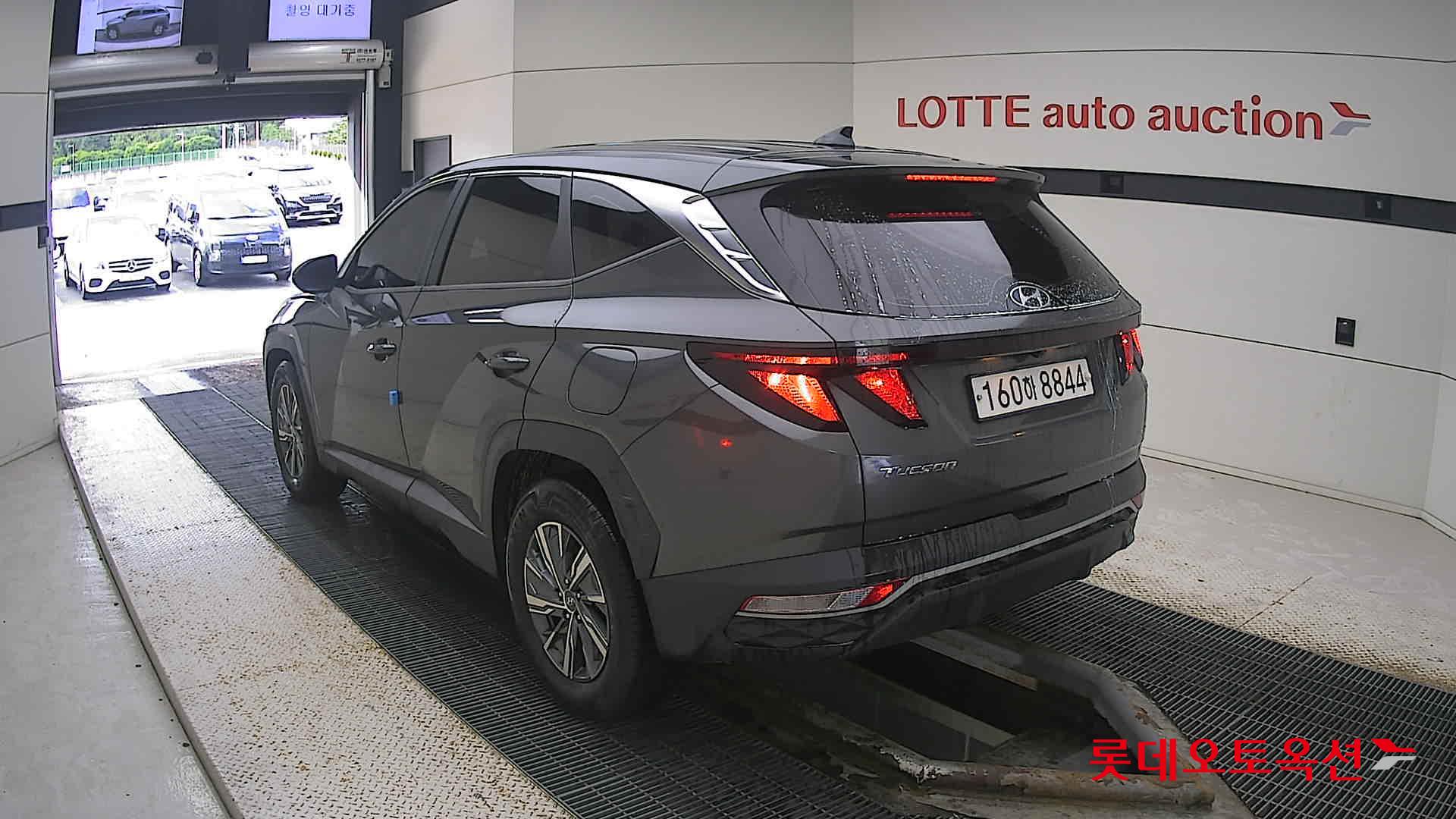 Hyundai Tucson Hybrid 2021 Amazon Grey Metallic из Кореи, фото 6