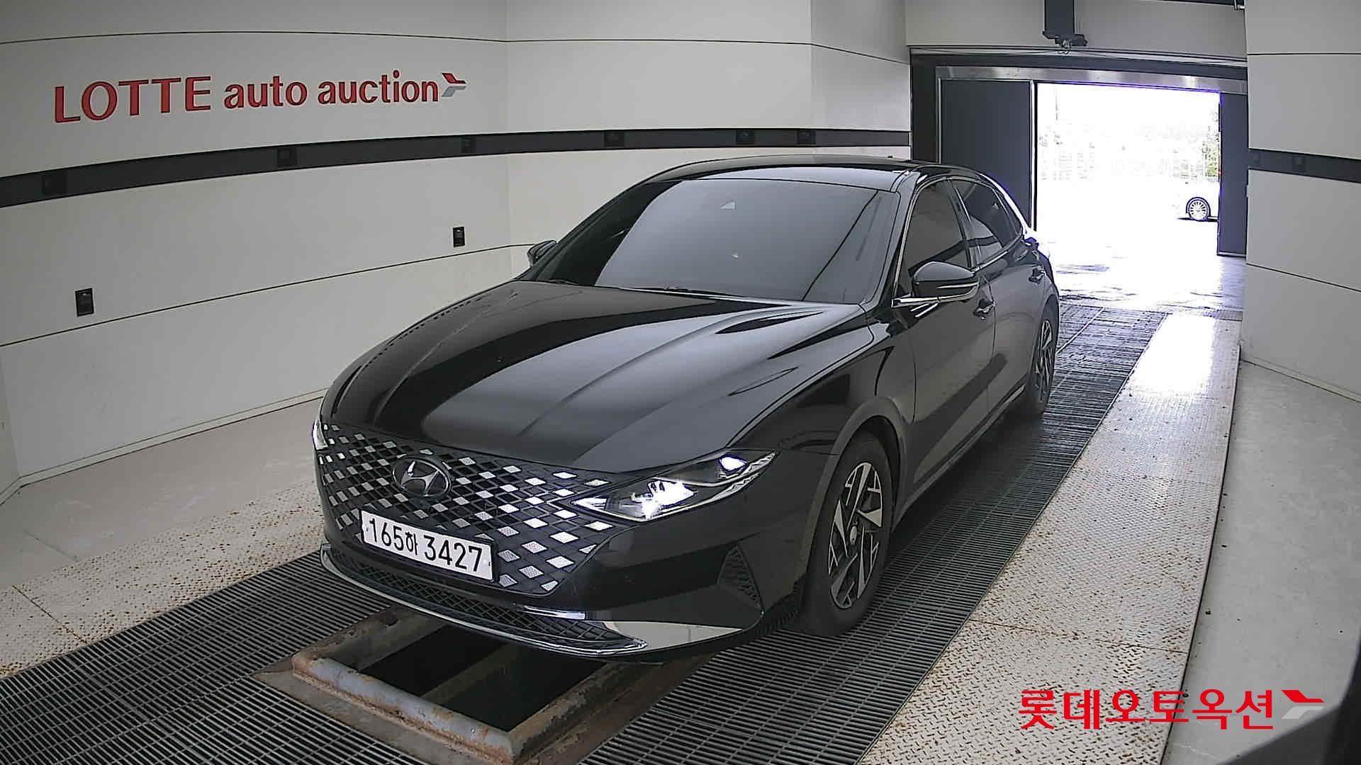 Hyundai Grandeur Hybrid 2022 Midnight Black Pearl из Кореи