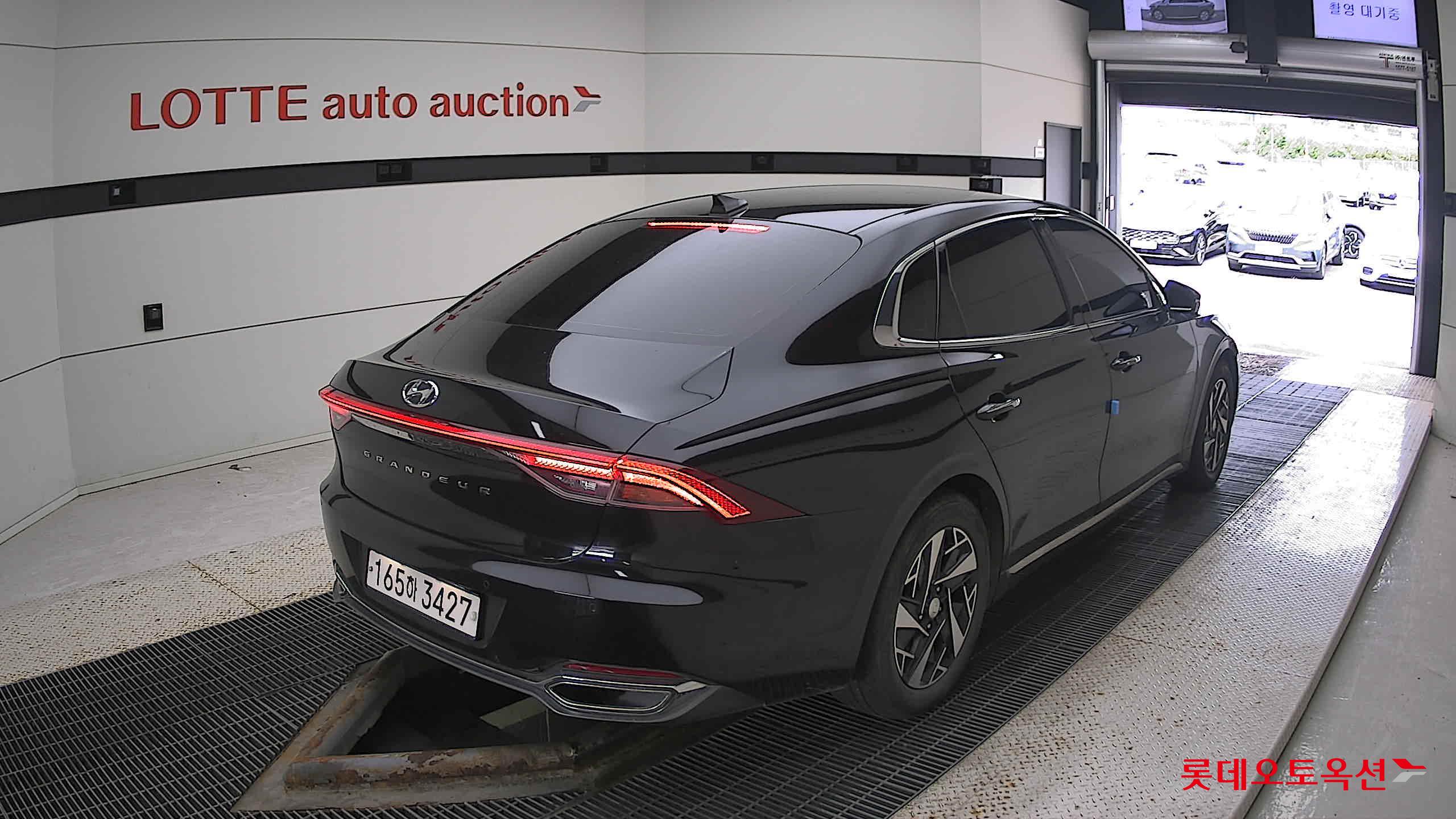 Hyundai Grandeur Hybrid 2022 Midnight Black Pearl из Кореи, фото 4