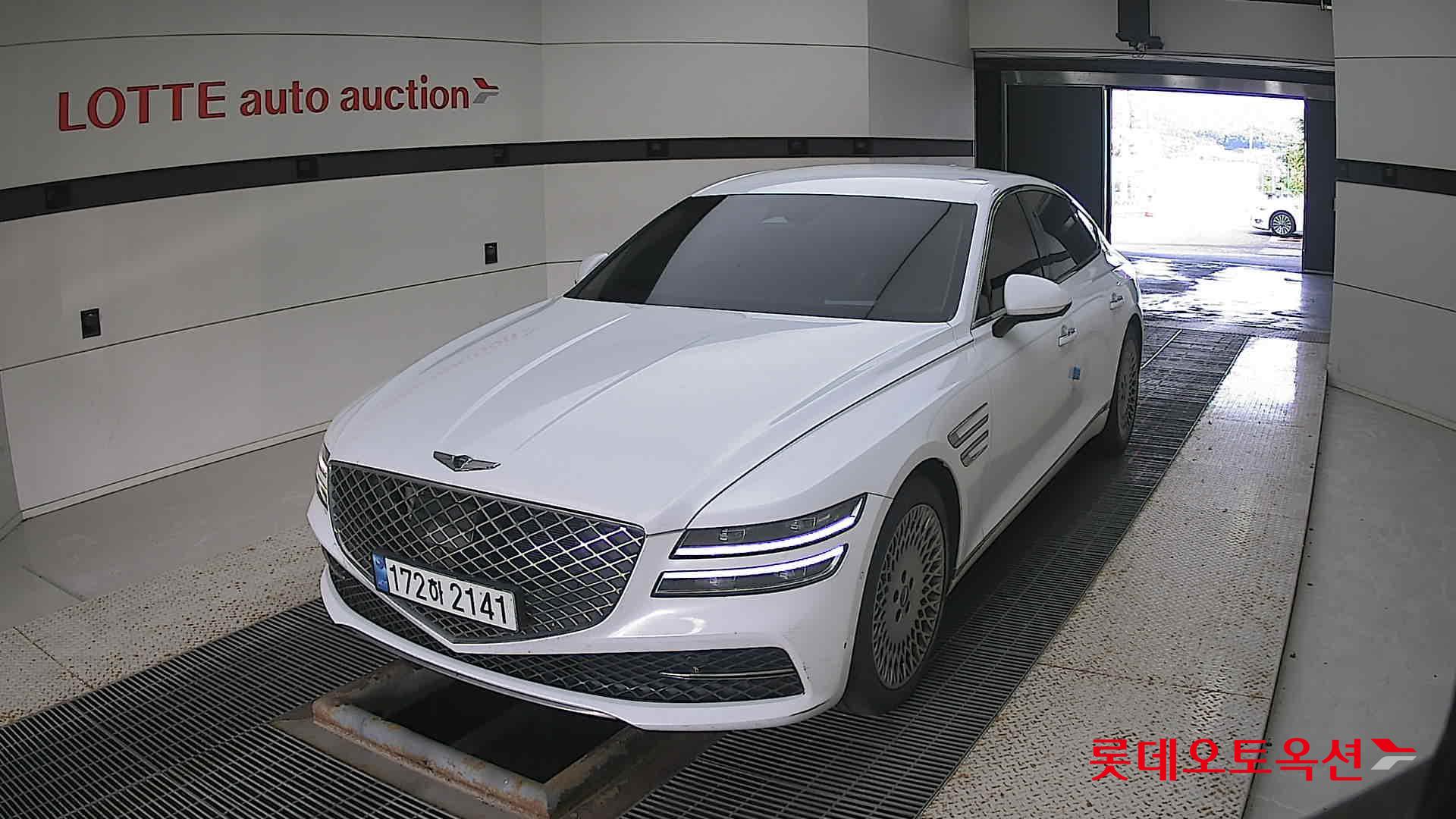 Hyundai G80 2022 Uyuni White из Кореи