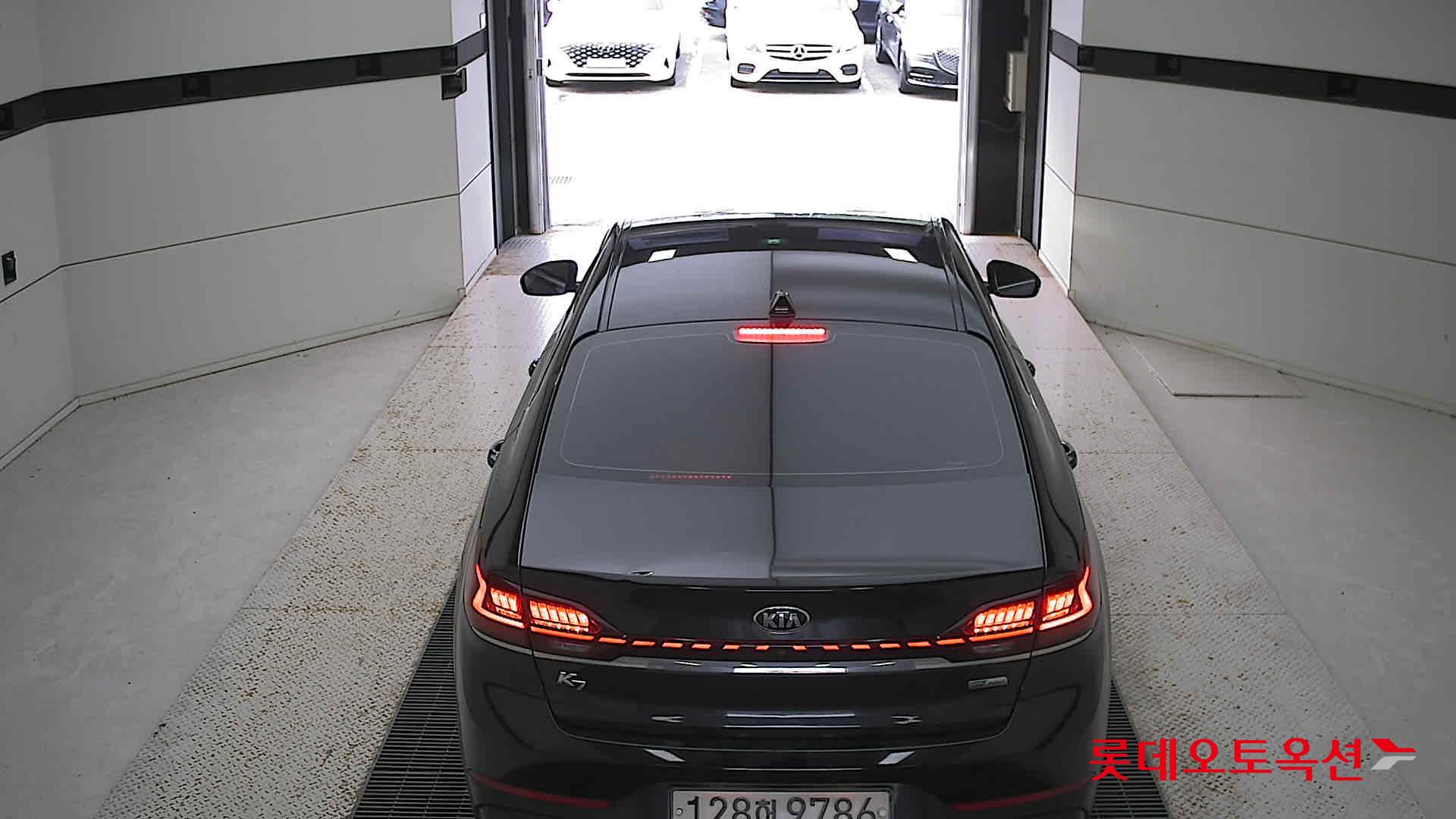 Kia K7 Hybrid 2020 Aurora Black Pearl из Кореи, фото 5