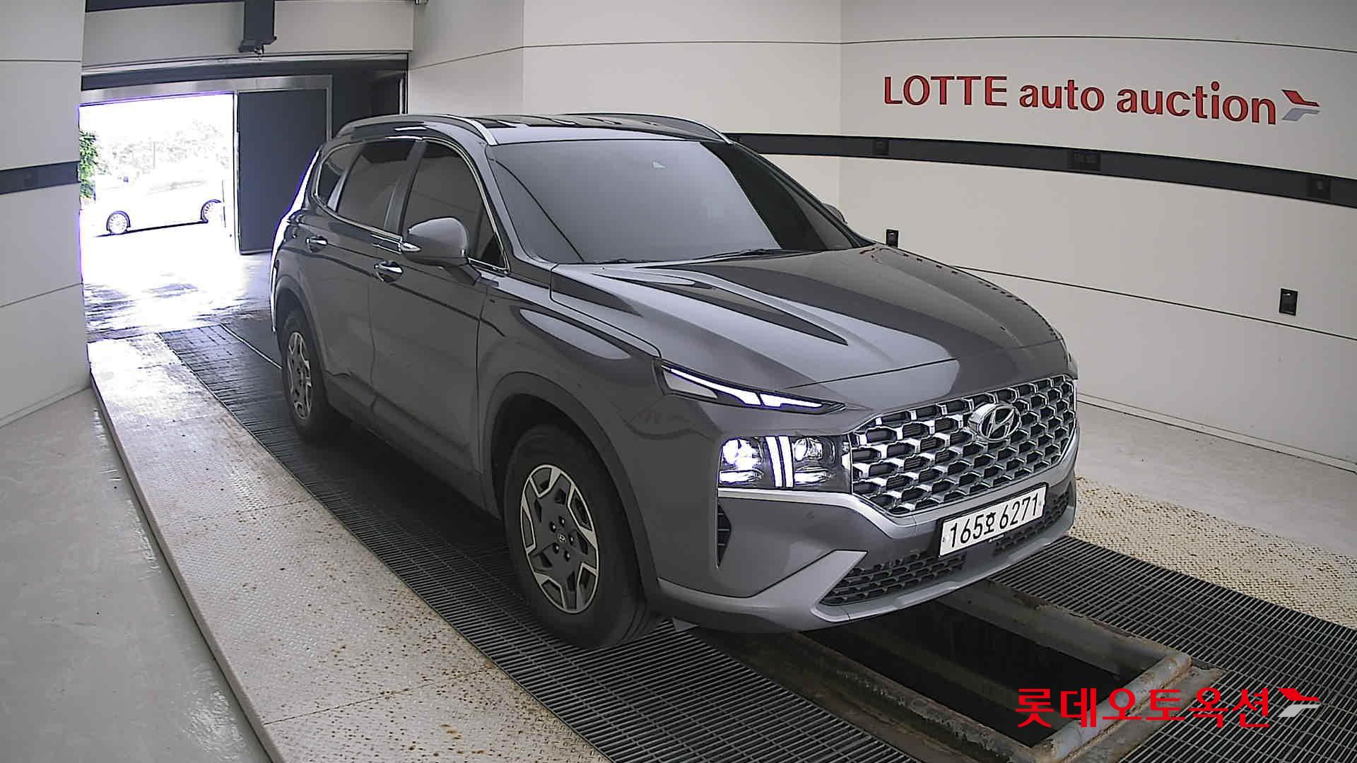 Hyundai Santa Fe Hybrid 2022 Magnetic Grey Metallic из Кореи, фото 2