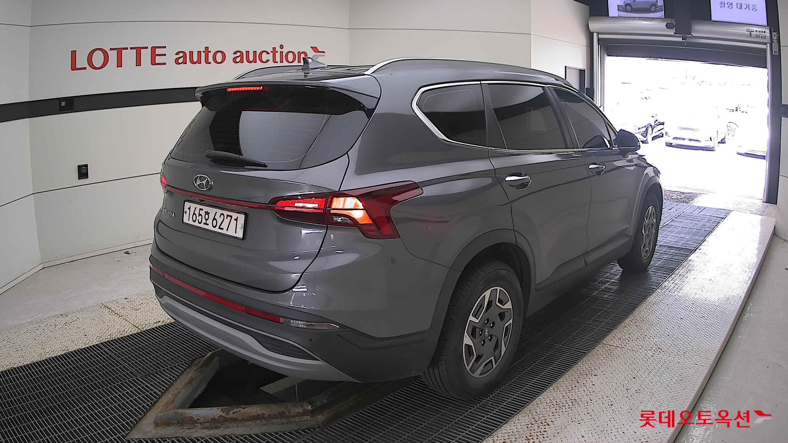 Hyundai Santa Fe Hybrid 2022 Magnetic Grey Metallic из Кореи, фото 4