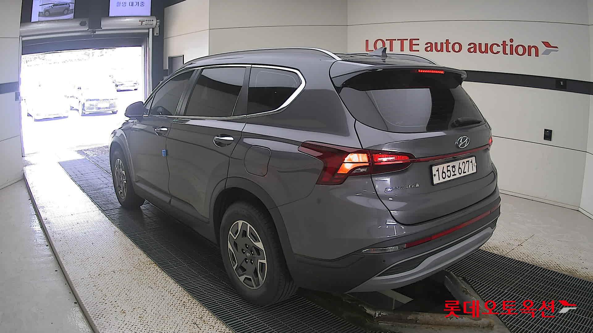 Hyundai Santa Fe Hybrid 2022 Magnetic Grey Metallic из Кореи, фото 6