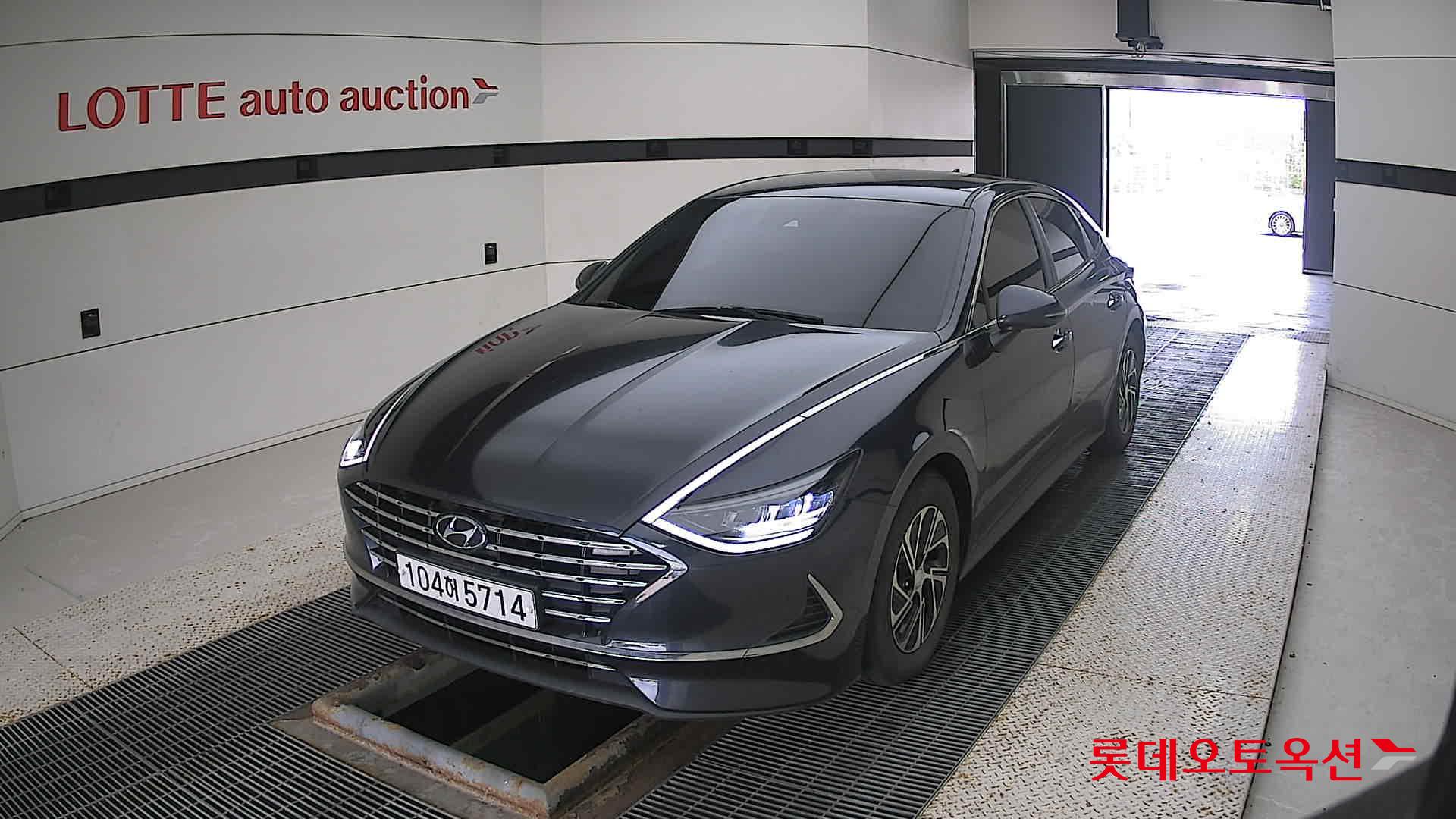 Hyundai Sonata Hybrid 2021 Oxford Blue из Кореи