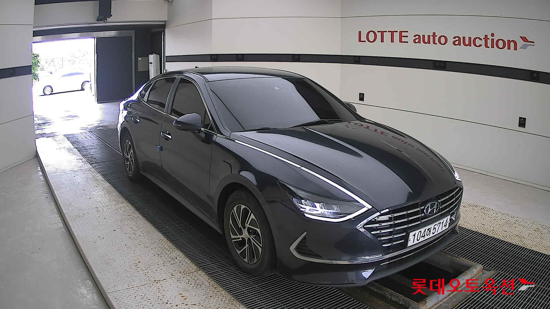Hyundai Sonata Hybrid 2021 Oxford Blue из Кореи, фото 2
