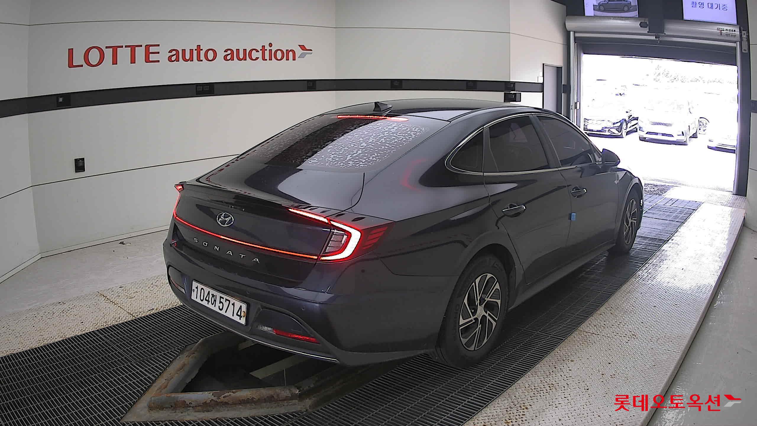 Hyundai Sonata Hybrid 2021 Oxford Blue из Кореи, фото 4