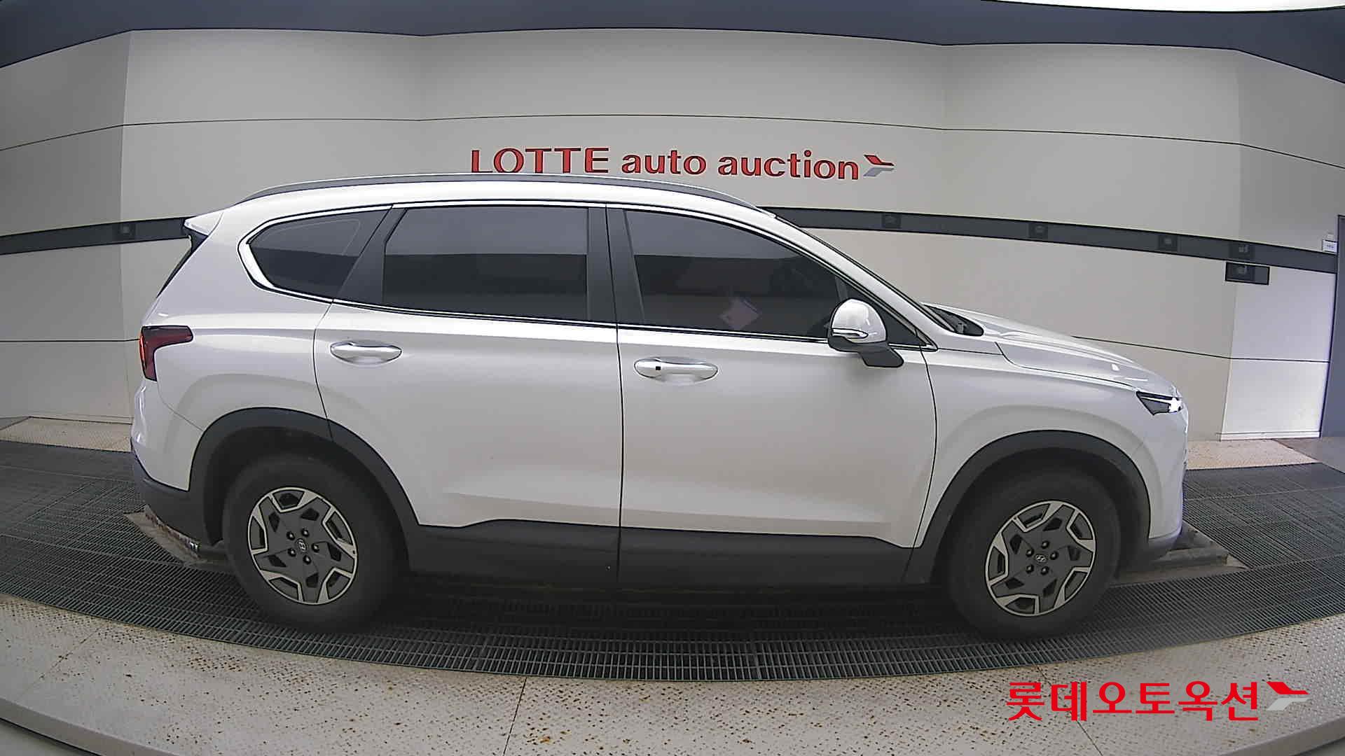 Hyundai Santa Fe Hybrid 2022 Creamy White Pearl (optional) из Кореи, фото 3