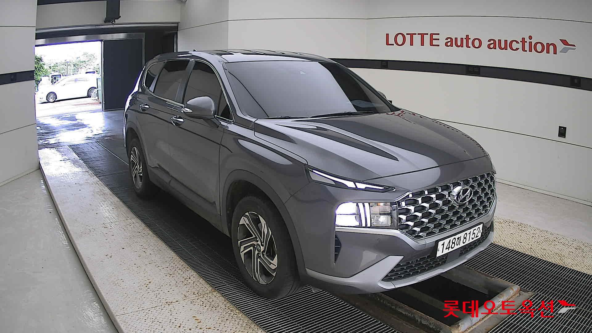 Hyundai Santa Fe 2021 Magnetic Grey Metallic из Кореи, фото 2