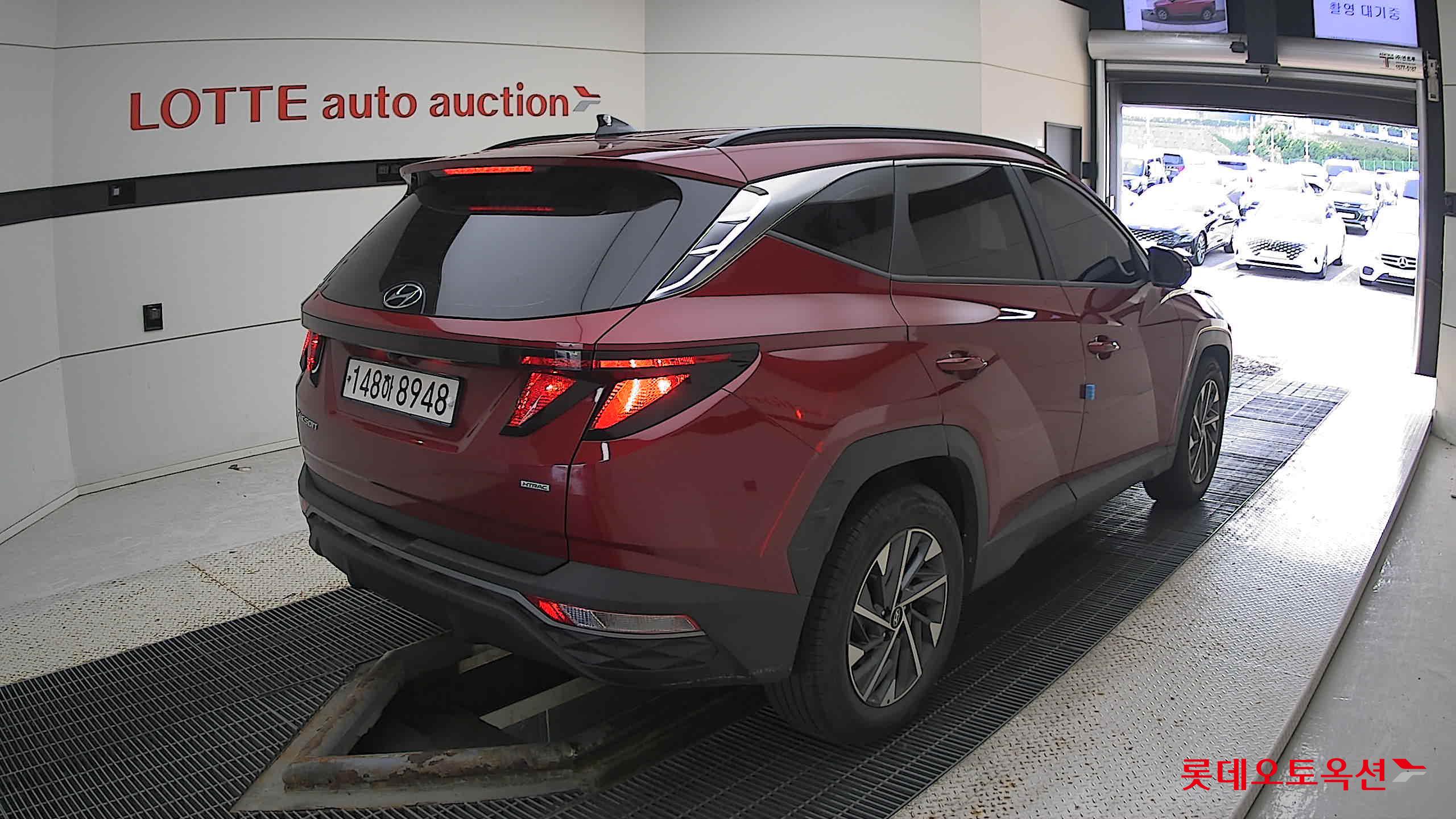 Hyundai Tucson 2021 Crimson Red из Кореи, фото 4