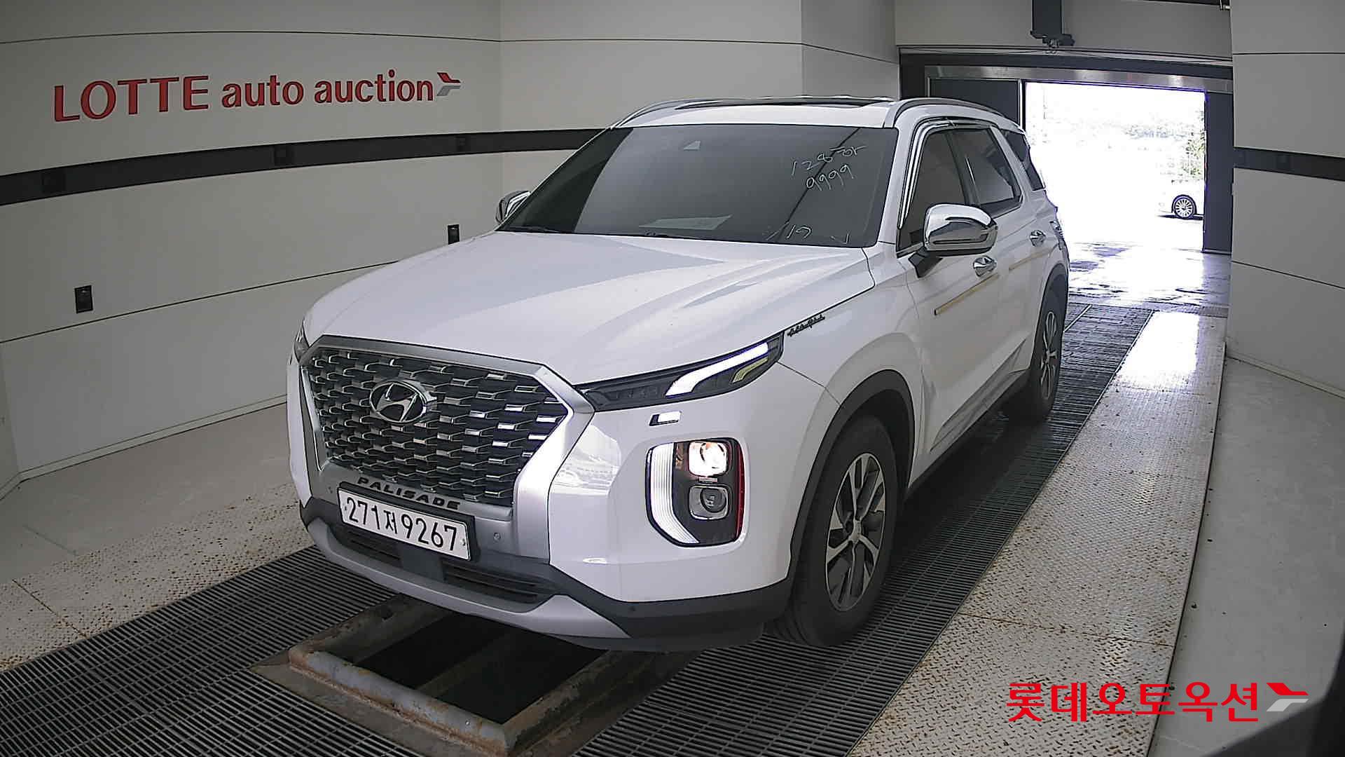 Hyundai Palisade 2021 Белый из Кореи