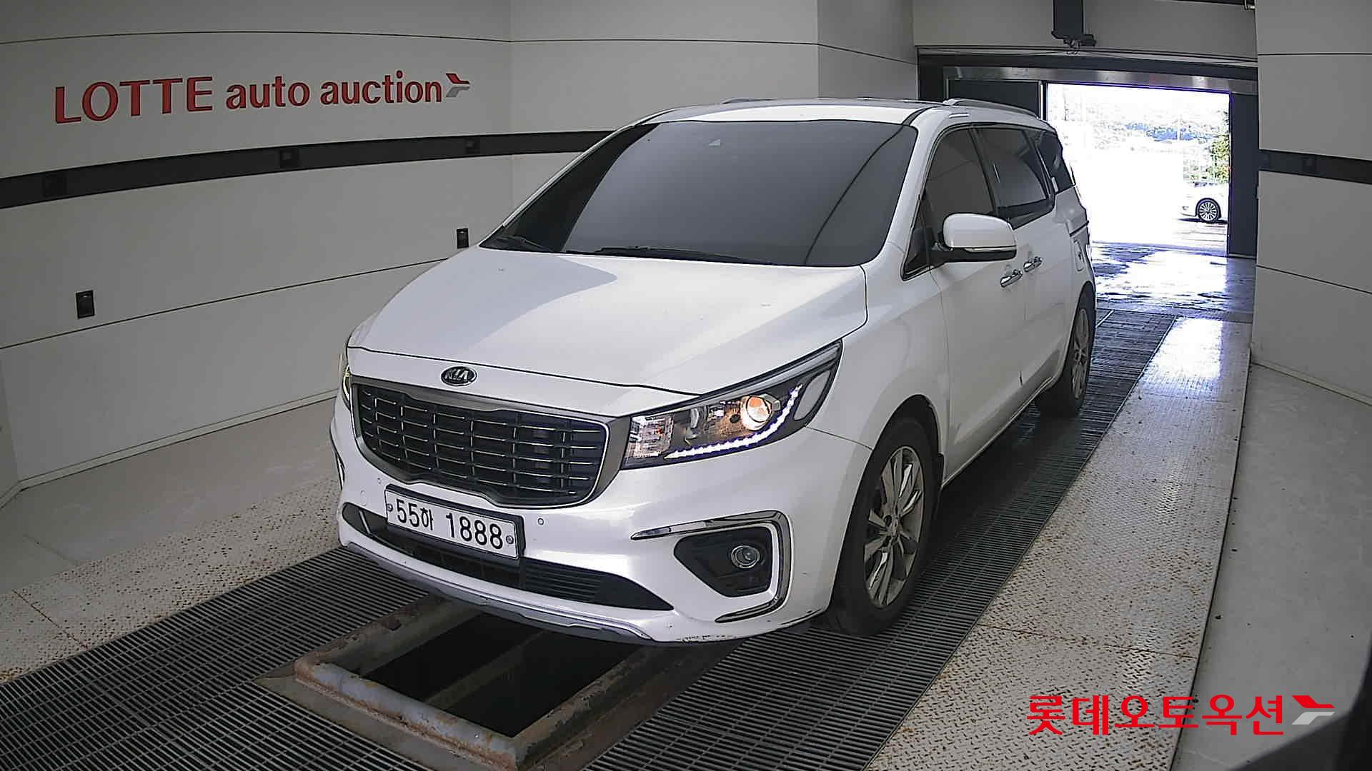 Kia Carnival 2019 Белый из Кореи