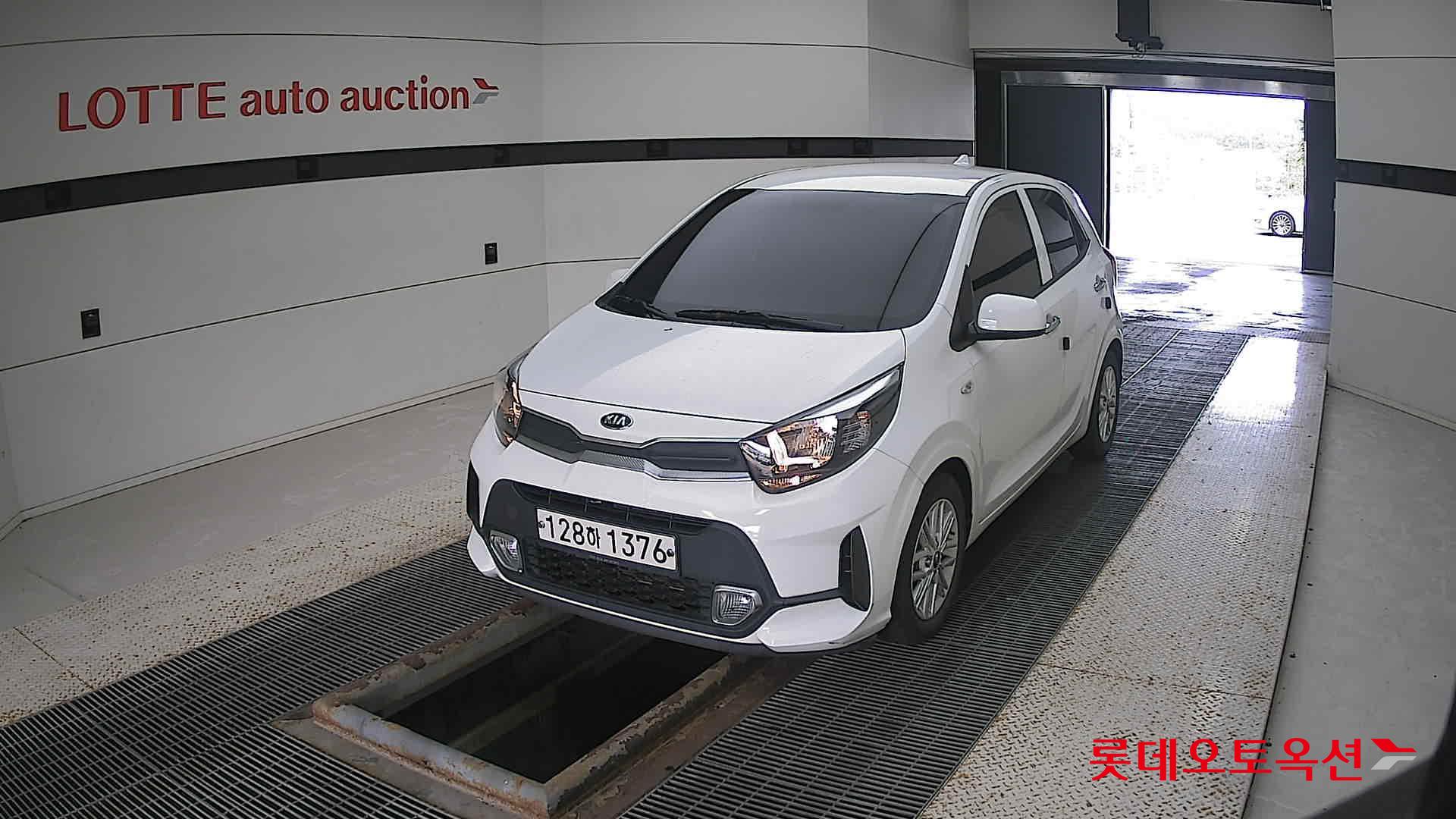 Kia Morning 2021 Белый из Кореи