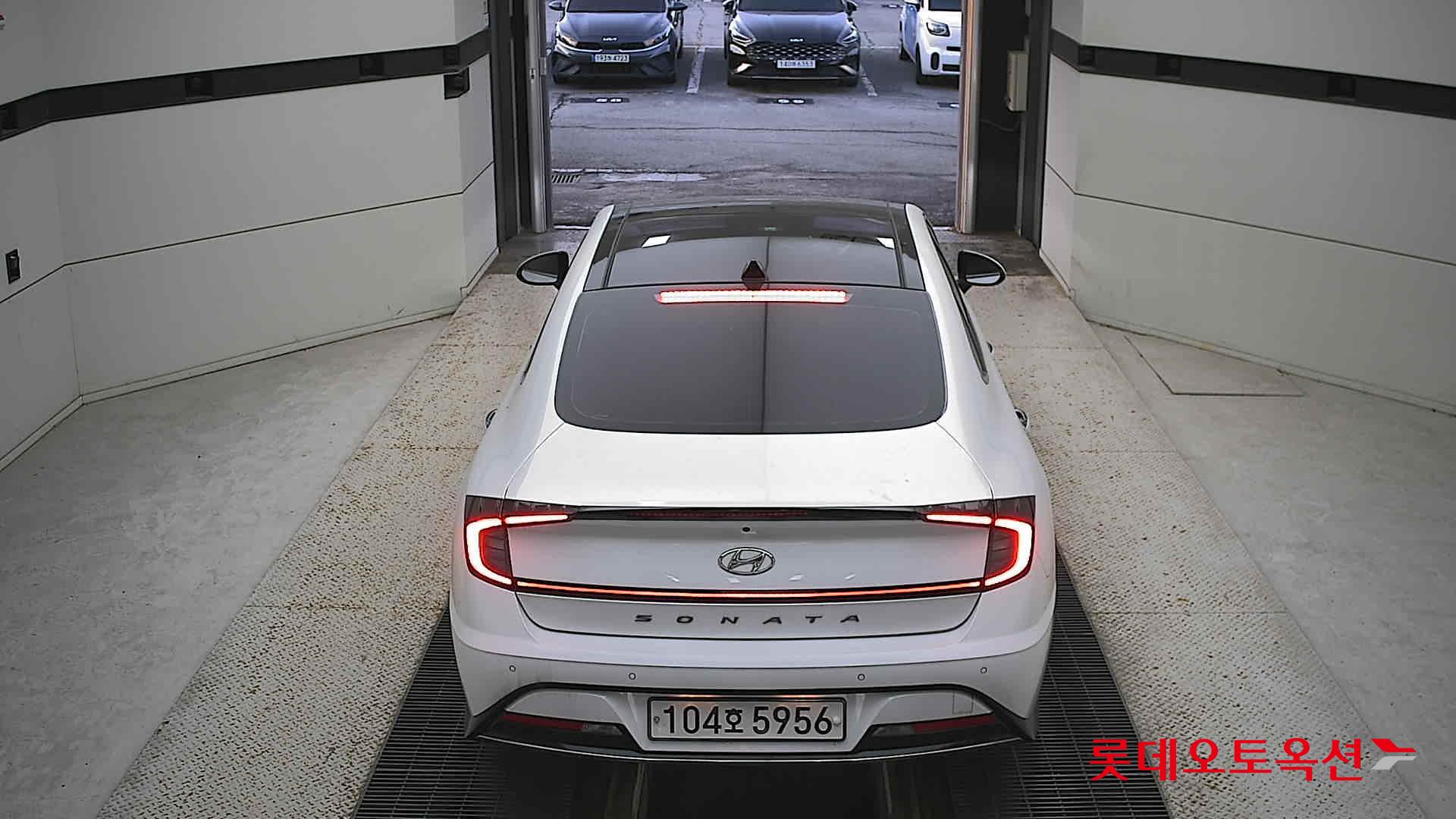 Hyundai Sonata Hybrid 2021 White cream (optional) из Кореи, фото 5