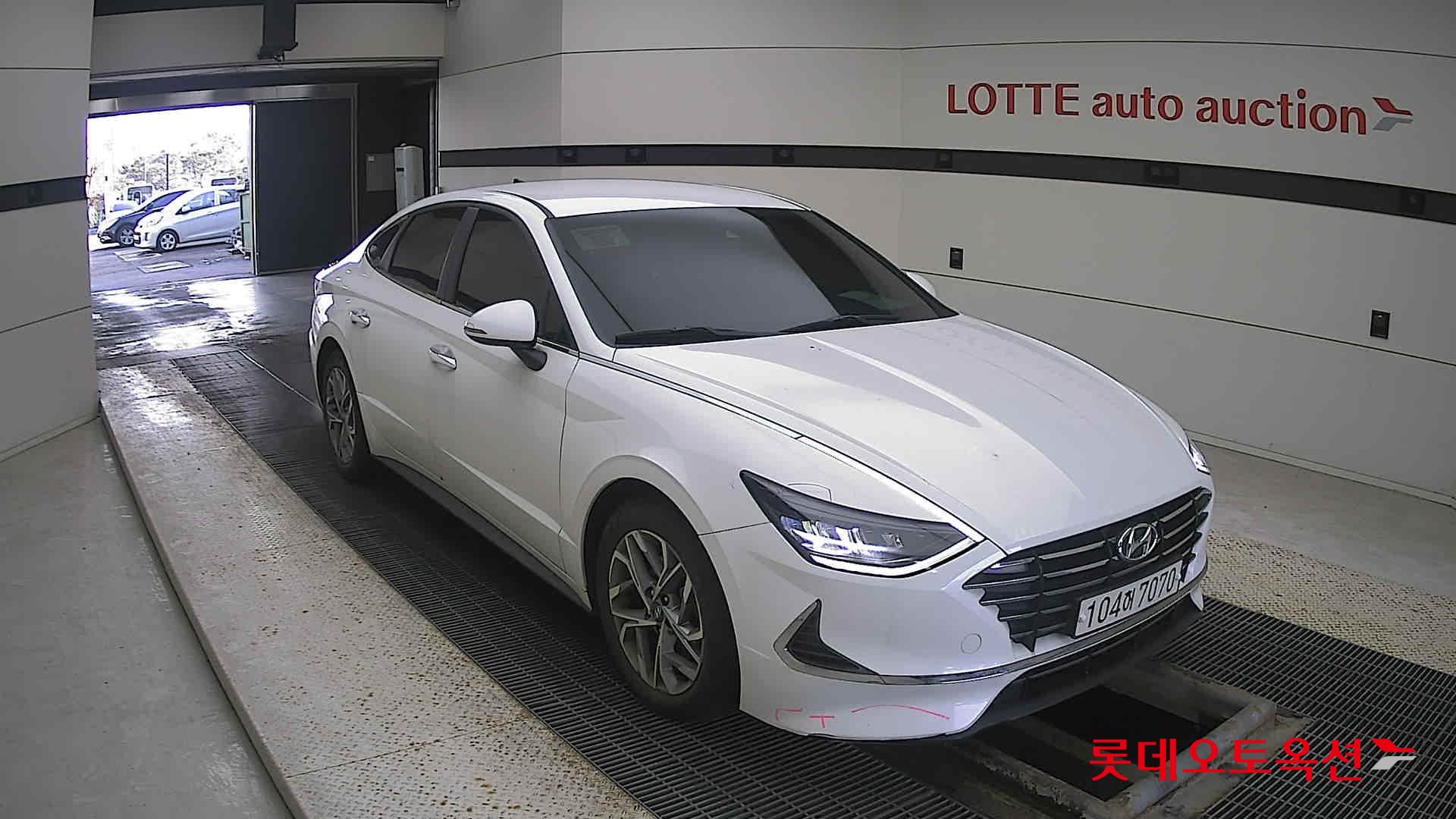 Hyundai Sonata 2021 White cream (optional) из Кореи, фото 2