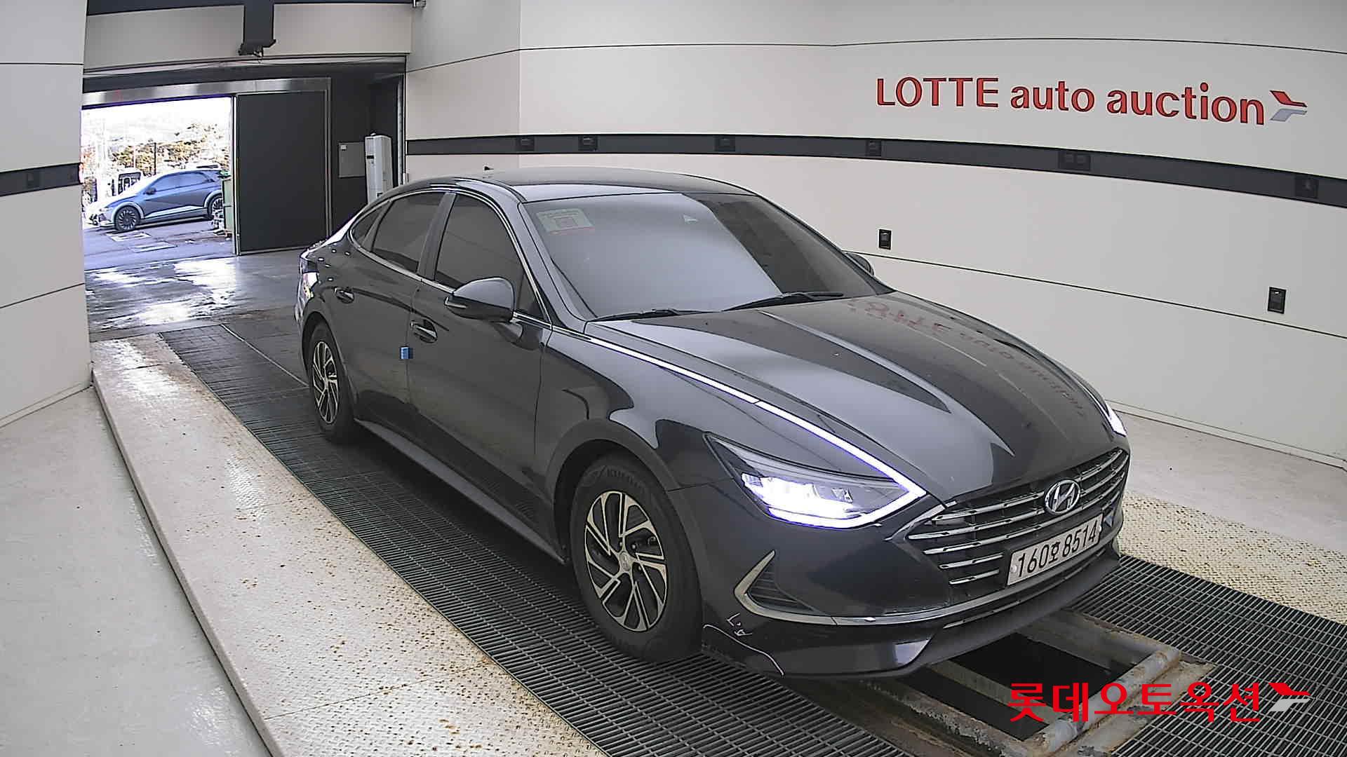 Hyundai Sonata Hybrid 2022 Midnight Black Pearl из Кореи, фото 2