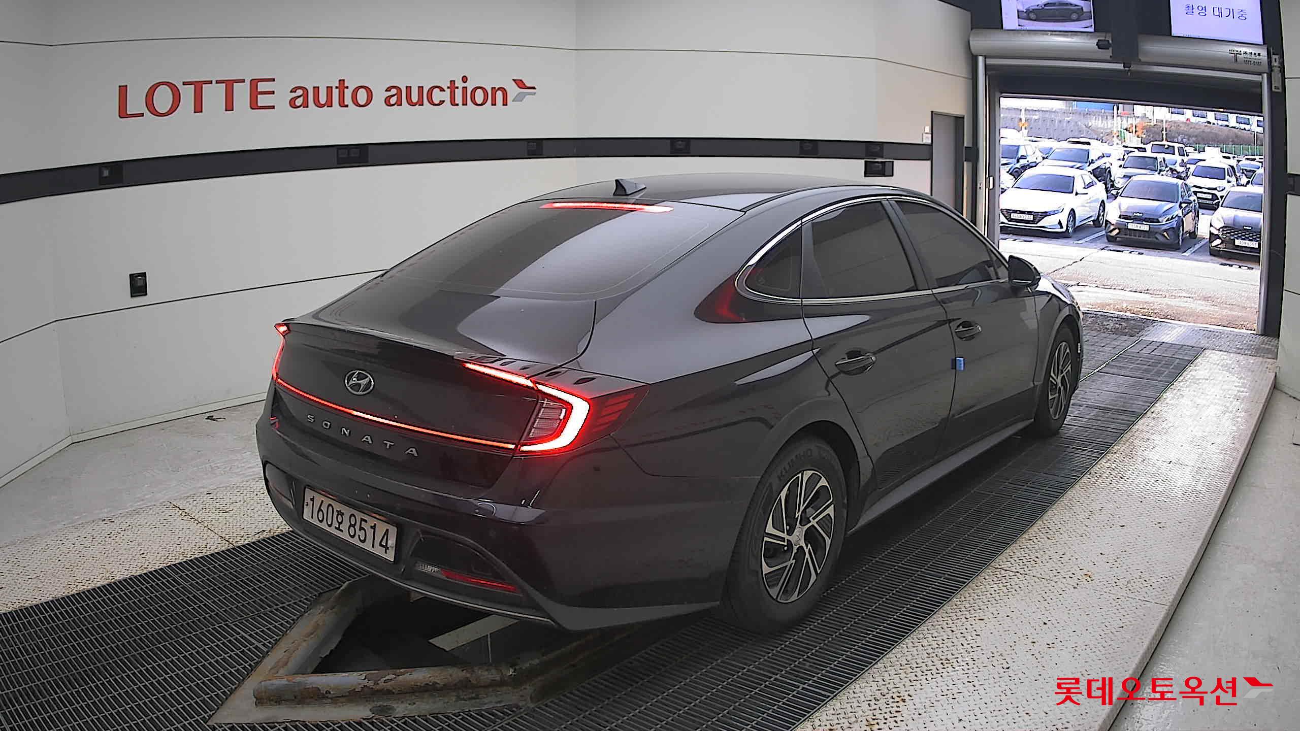 Hyundai Sonata Hybrid 2022 Midnight Black Pearl из Кореи, фото 4