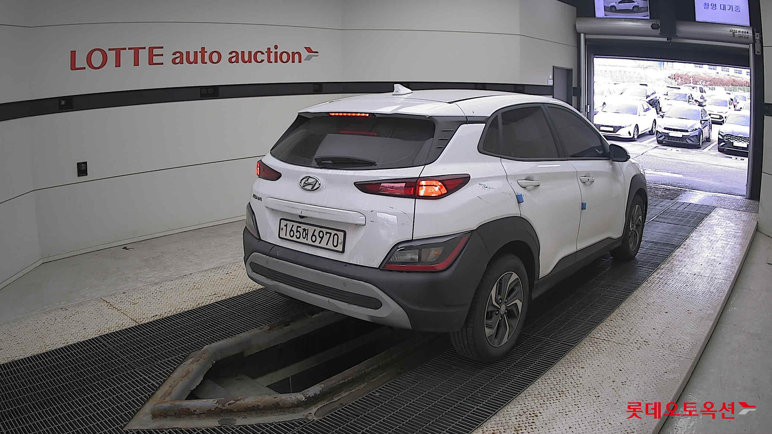 Hyundai Kona Hybrid 2022 Atlas White из Кореи, фото 4