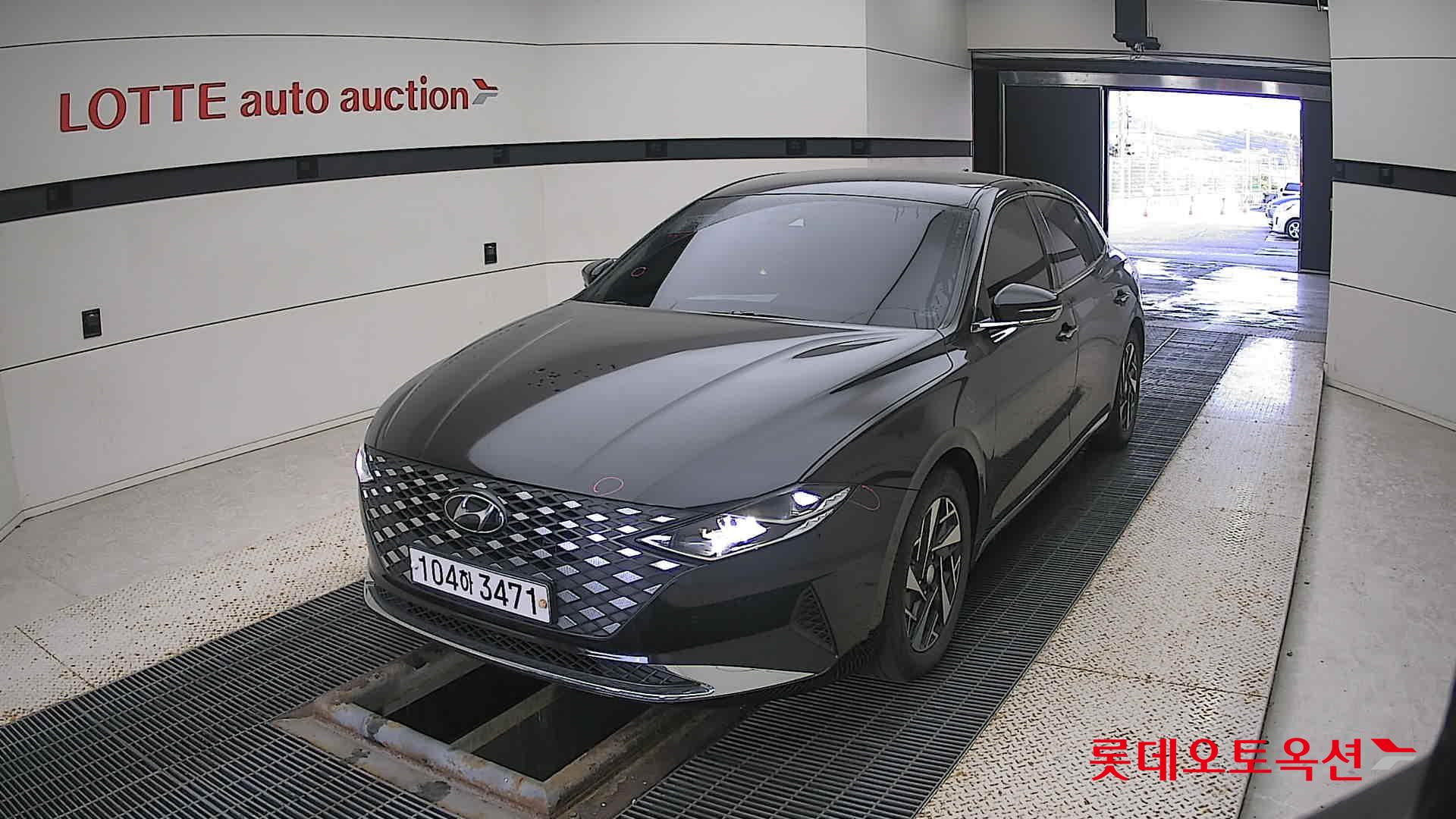 Hyundai Grandeur Hybrid 2020 Midnight Black из Кореи