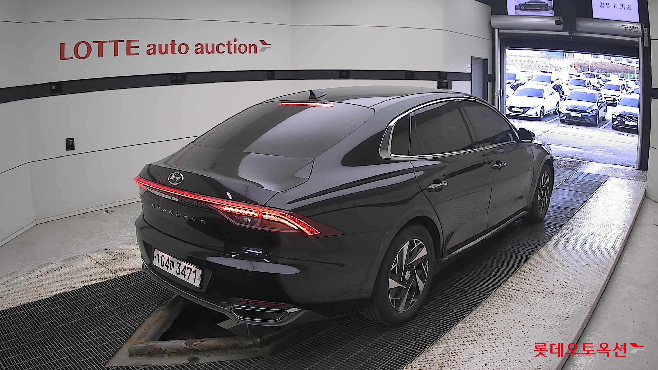 Hyundai Grandeur Hybrid 2020 Midnight Black из Кореи, фото 4