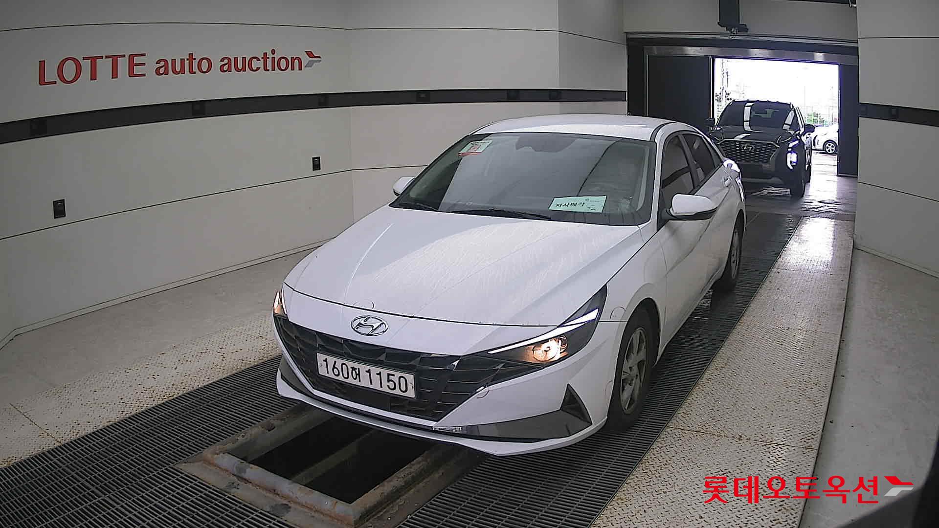 Hyundai Avante 2021 Polar White из Кореи