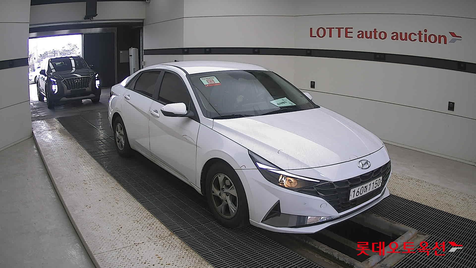 Hyundai Avante 2021 Polar White из Кореи, фото 2