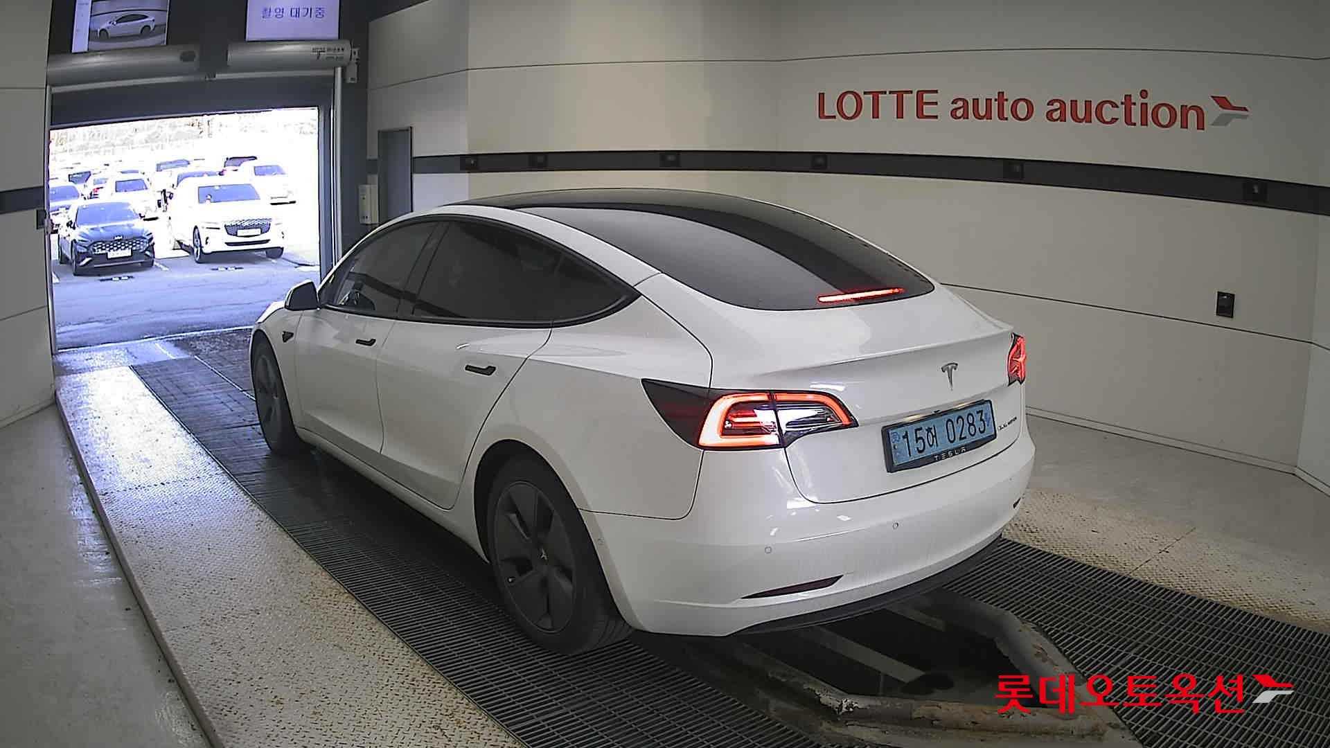 Tesla Model 3 Long Range 2022 Pearl White Multi-coat из Кореи, фото 6