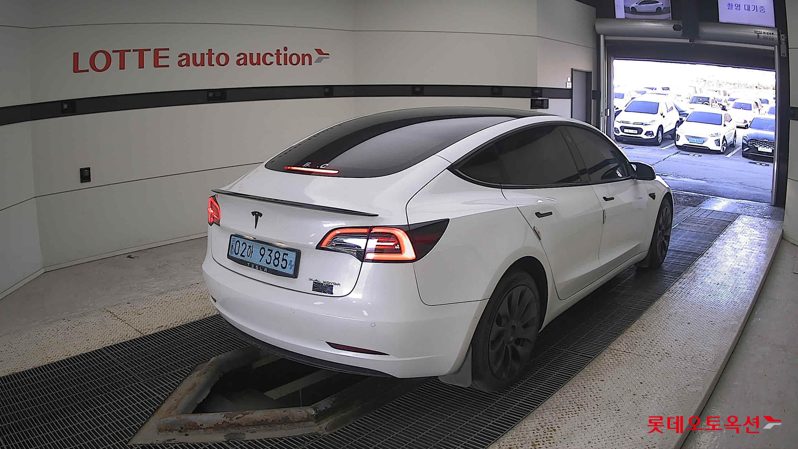 Tesla Model 3 Long Range 2022 Pearl White Multi-coat из Кореи, фото 4