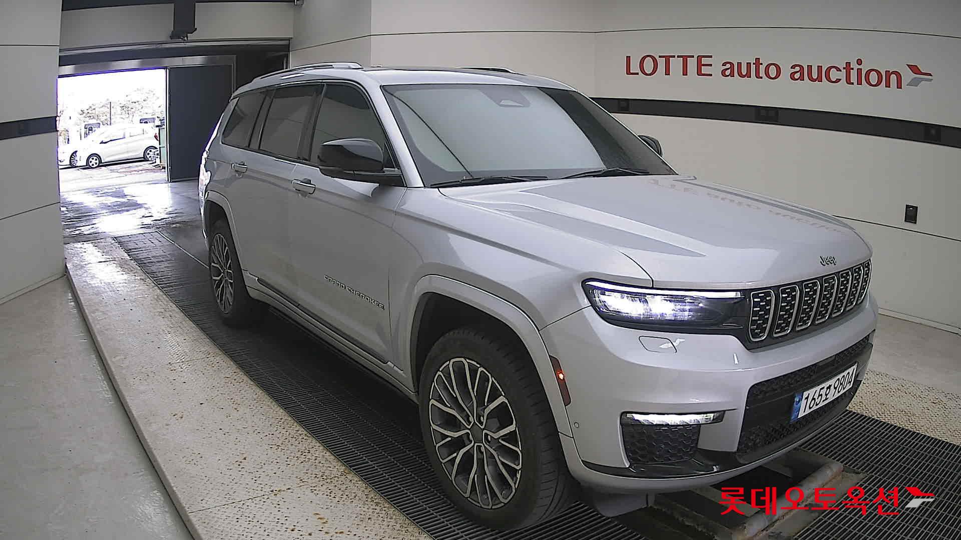 Jeep Straw Grand Cherokee L 2021 Серебряный из Кореи, фото 2