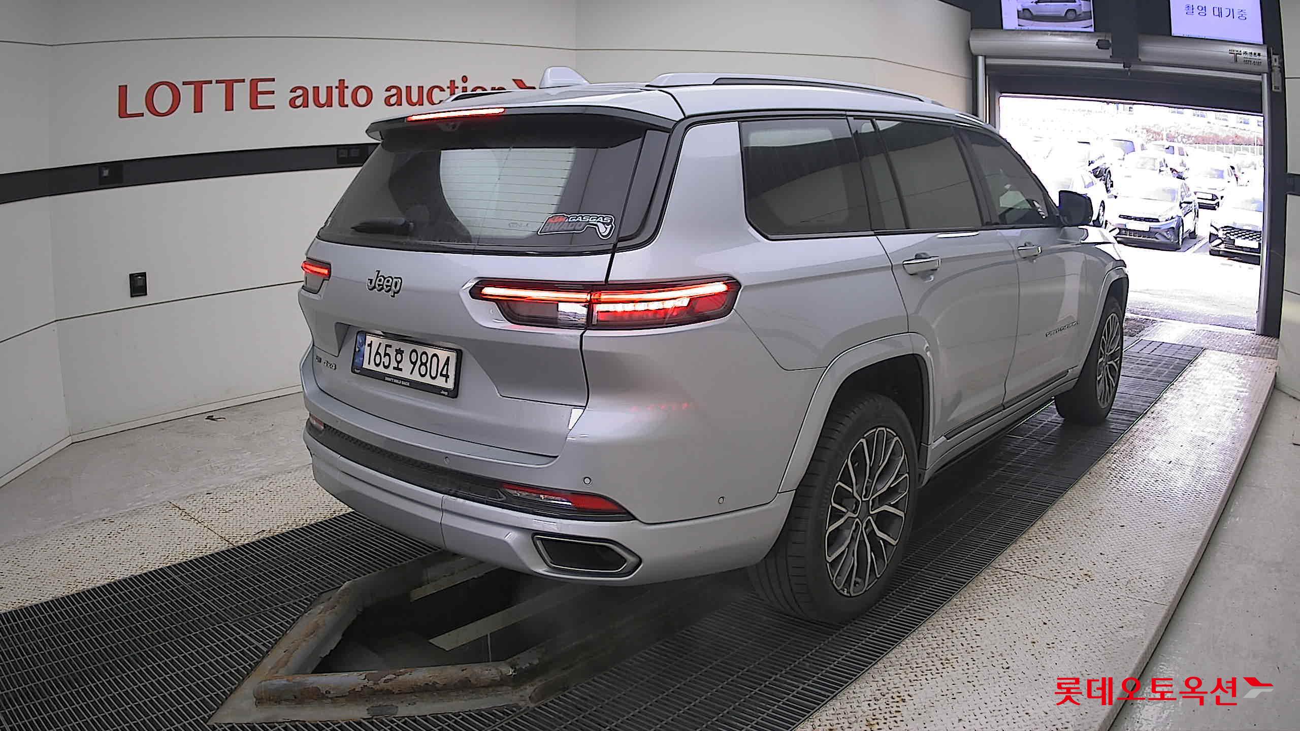 Jeep Straw Grand Cherokee L 2021 Серебряный из Кореи, фото 4