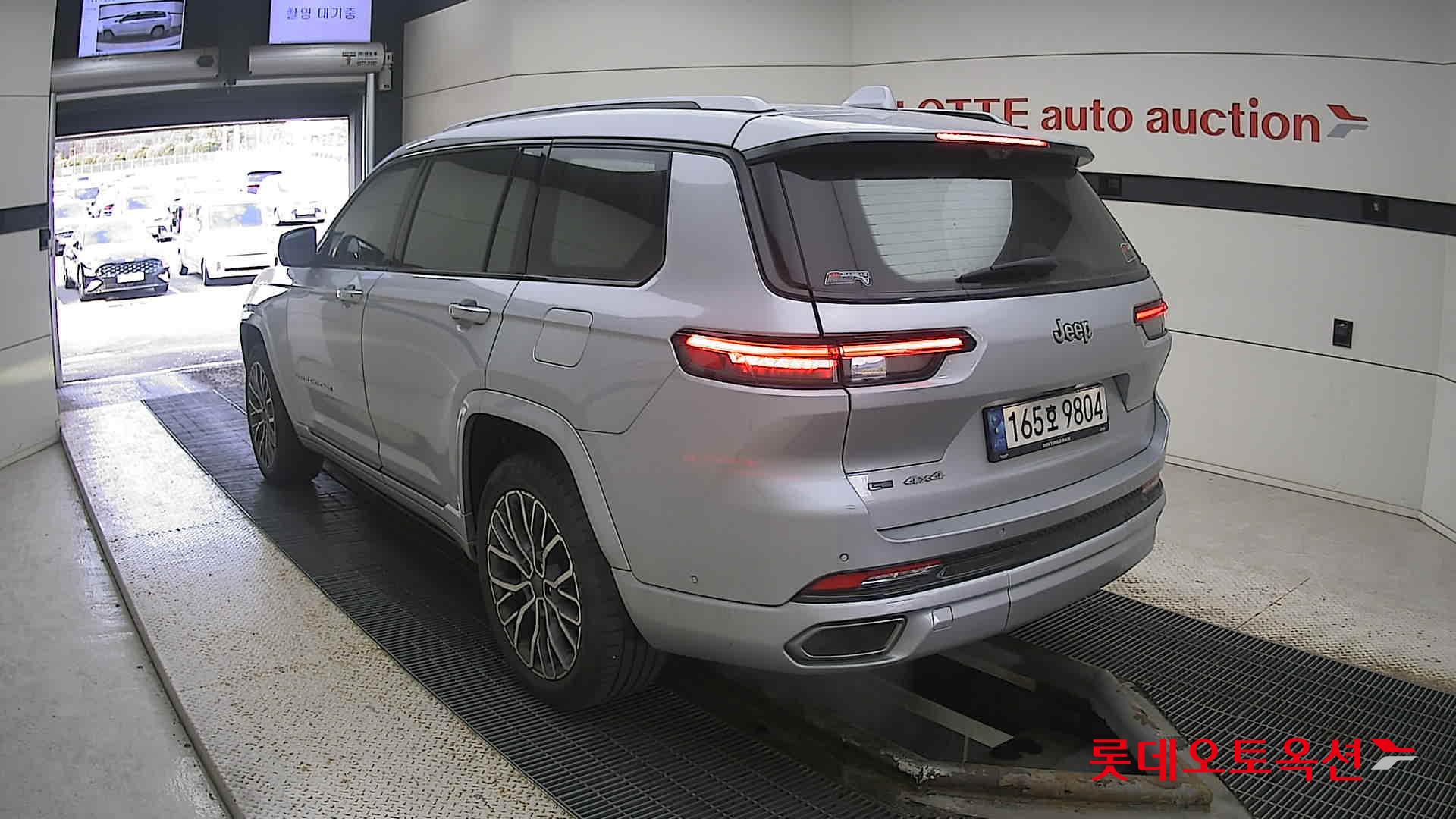 Jeep Straw Grand Cherokee L 2021 Серебряный из Кореи, фото 6