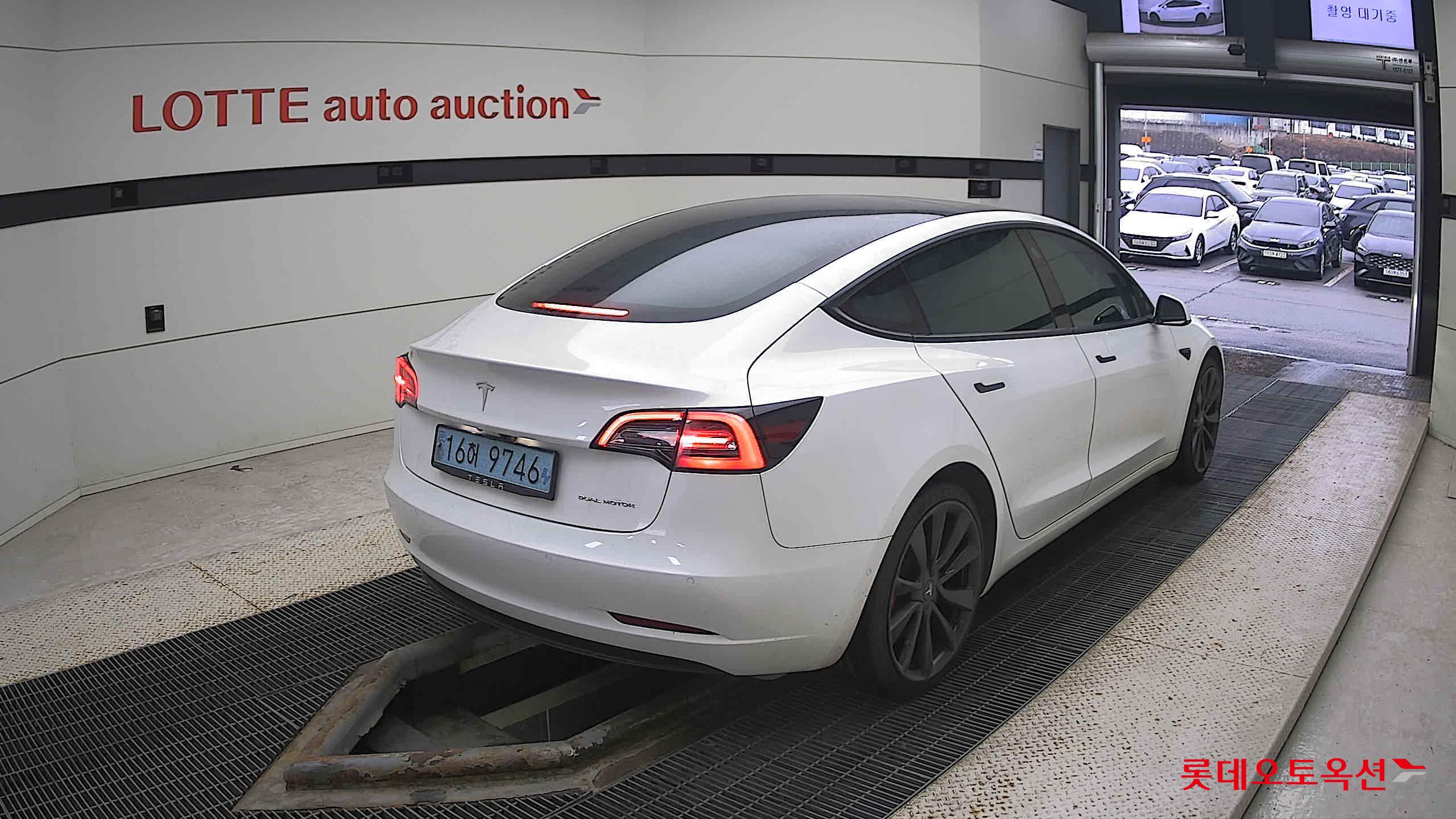 Tesla Model 3 Long Range 2021 Pearl White Multi-coat из Кореи, фото 4